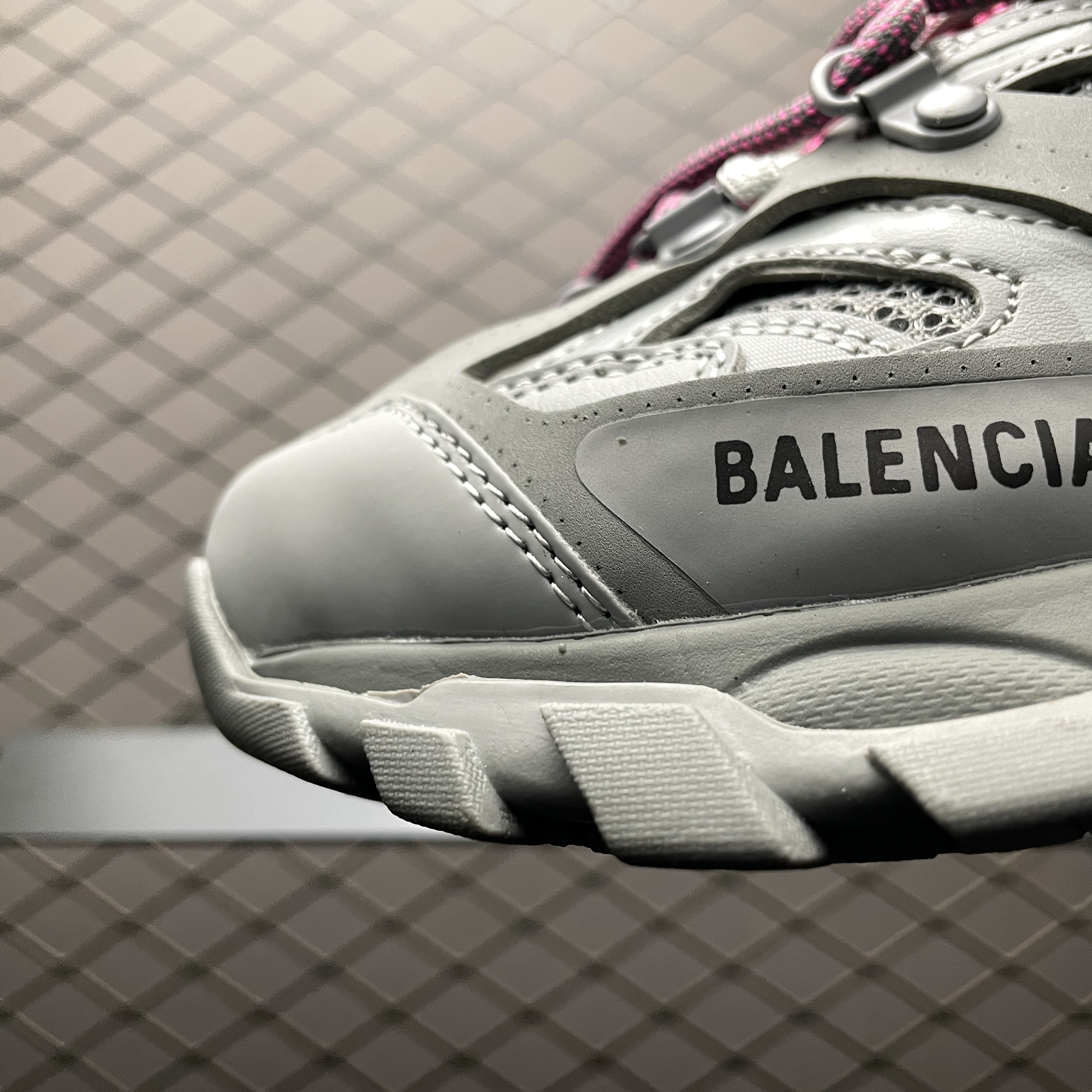 Balenciaga Track Trail Laces Wmns Grey / Pink（800590WTRHK1013）
