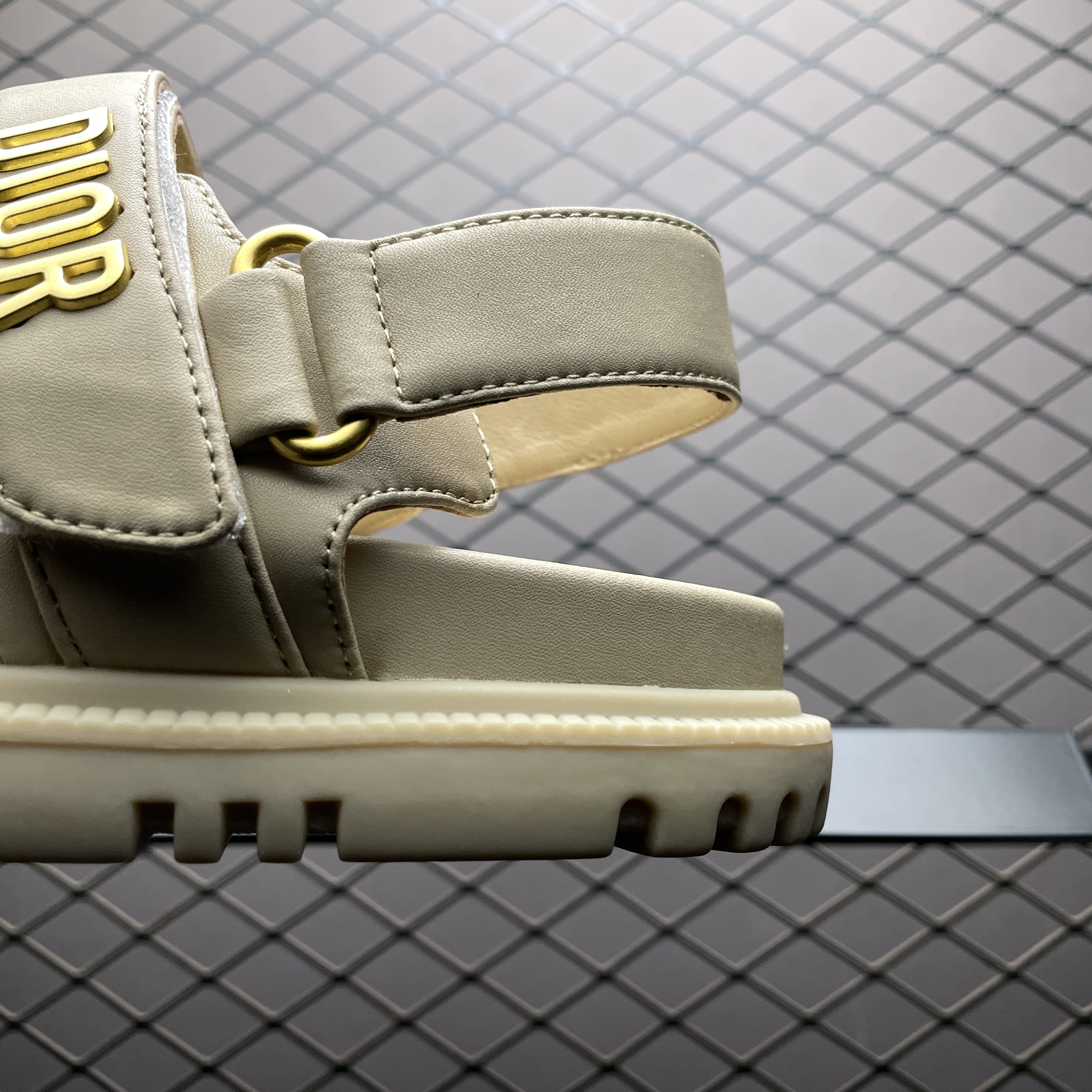 Dior Dioract 'Beige Leather Sandal'(KCQ547LAB_S16T)