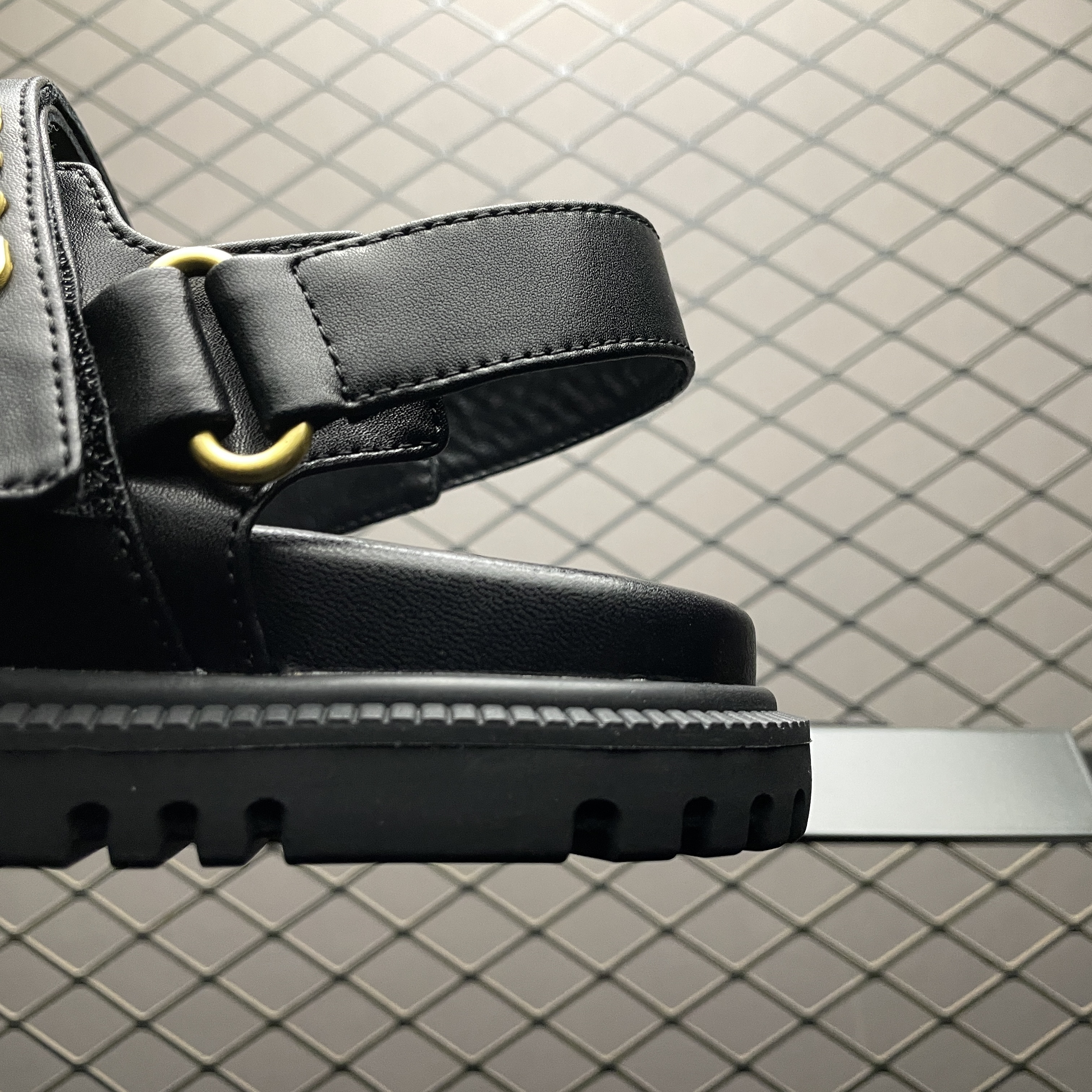 Dior Dioract Sandal 'Black Gold'(KCQ547LAB_S900)