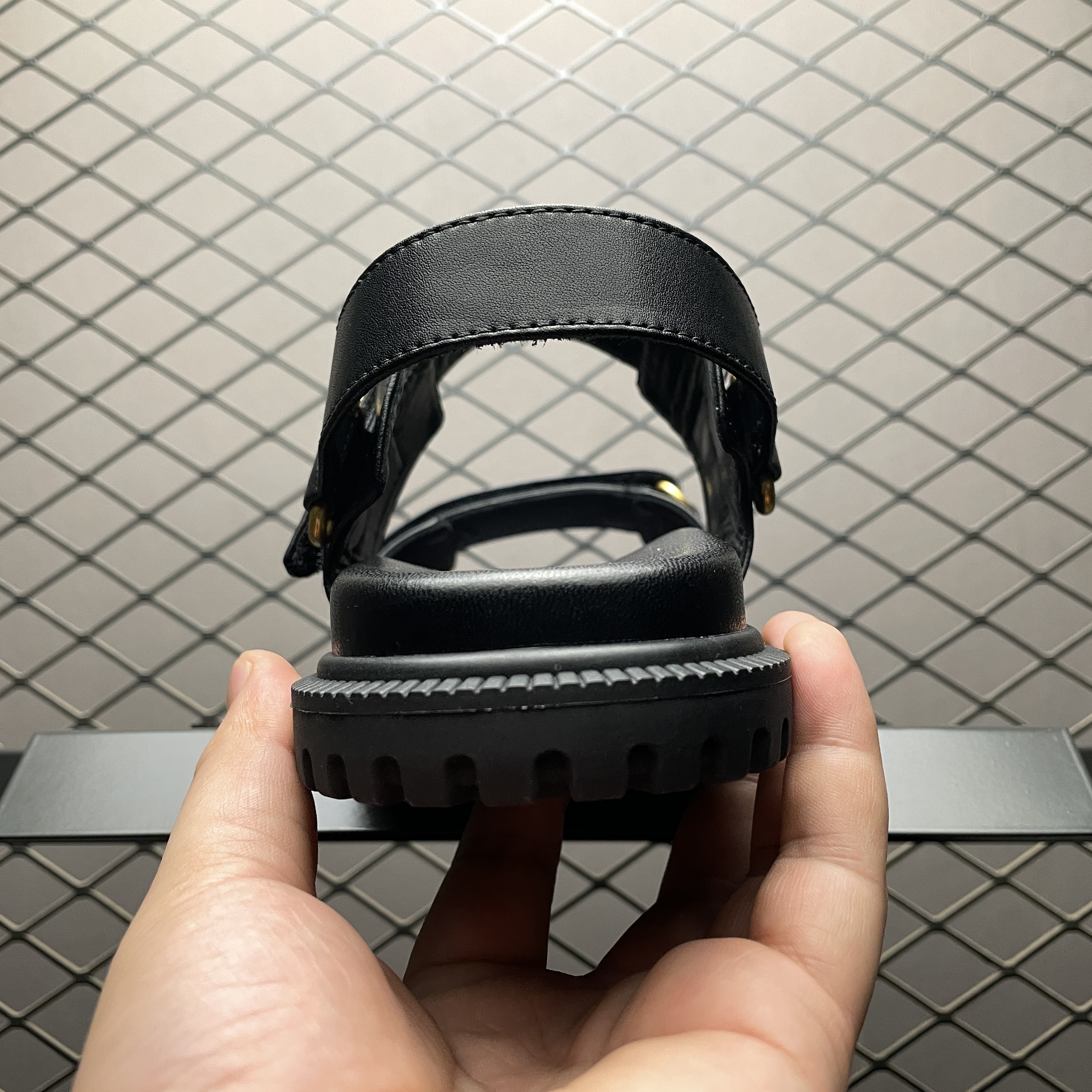 Dior Dioract Sandal 'Black Gold'(KCQ547LAB_S900)