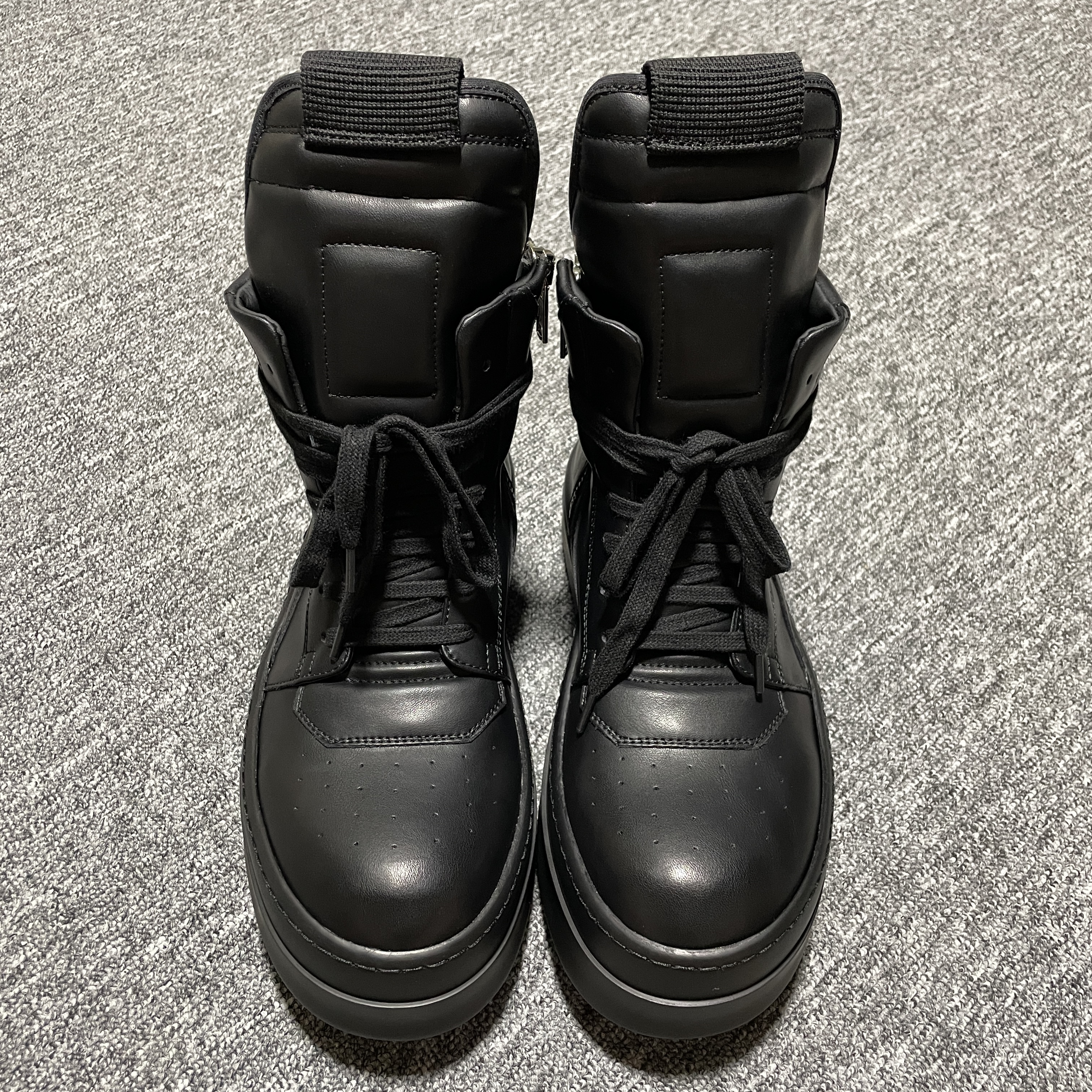 Rick Owens MEGA BUMPER GEOBASKET (RU01D3868LOOLCO-999)