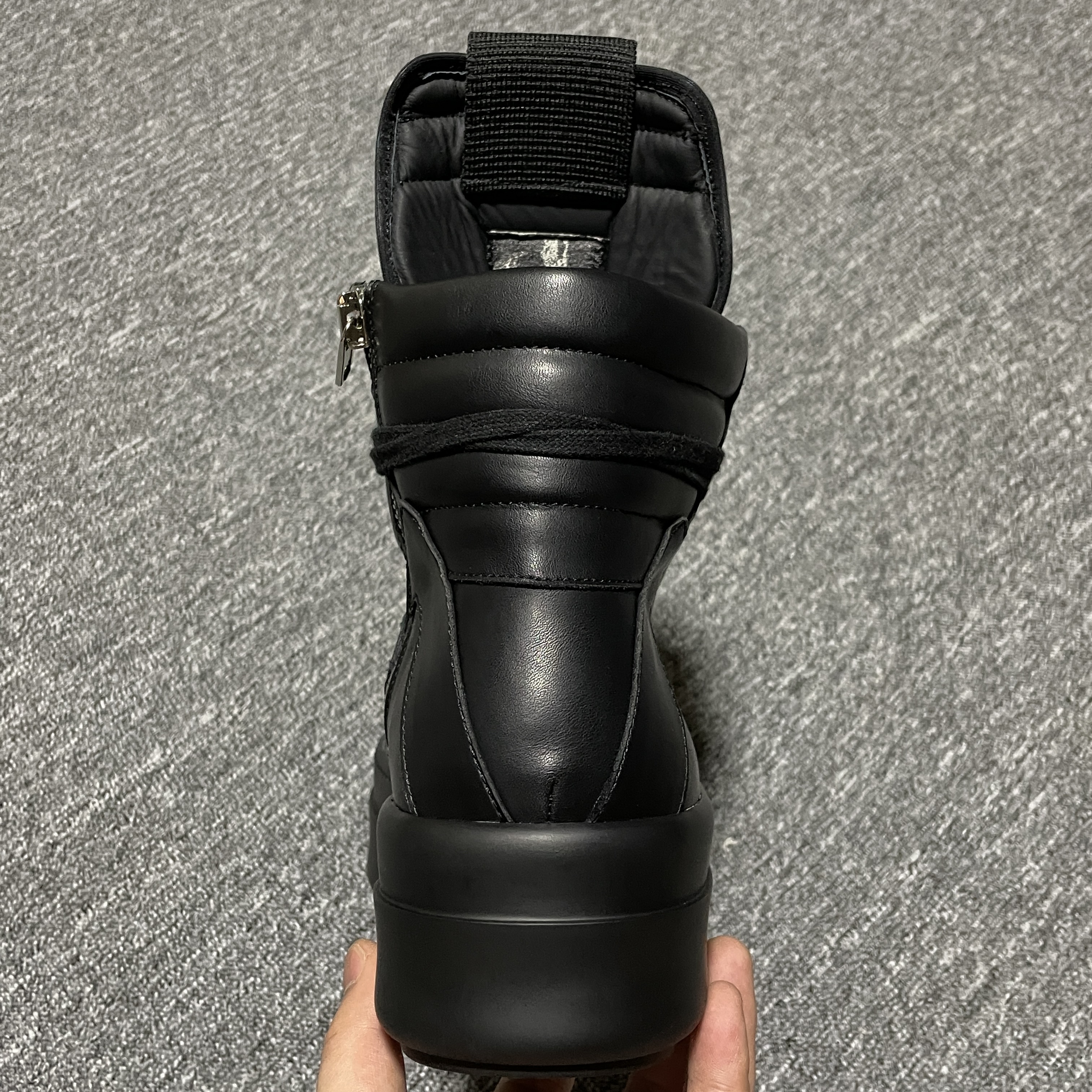 Rick Owens MEGA BUMPER GEOBASKET (RU01D3868LOOLCO-999)