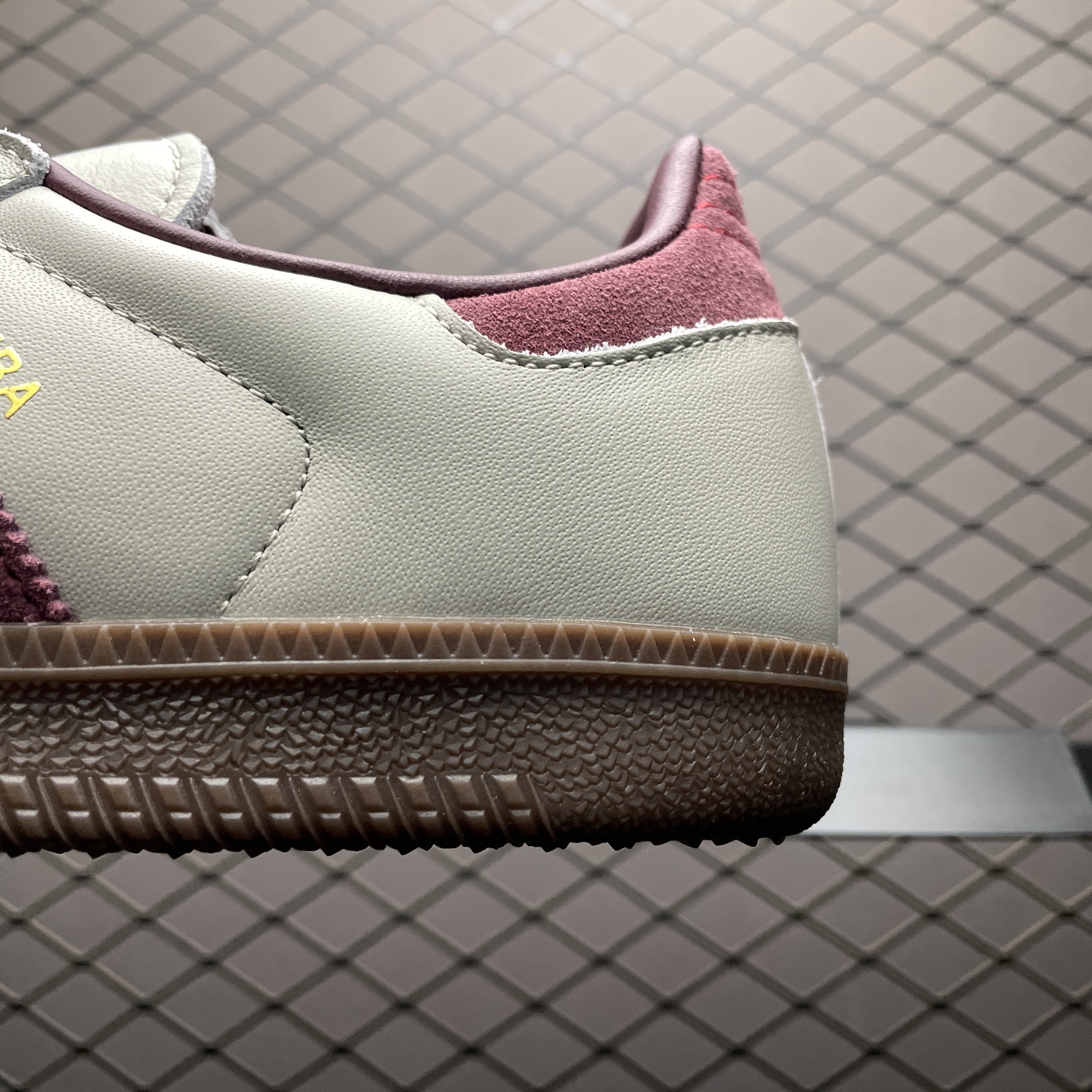 adidas Samba OG Putty Grey Maroon（ID1482）