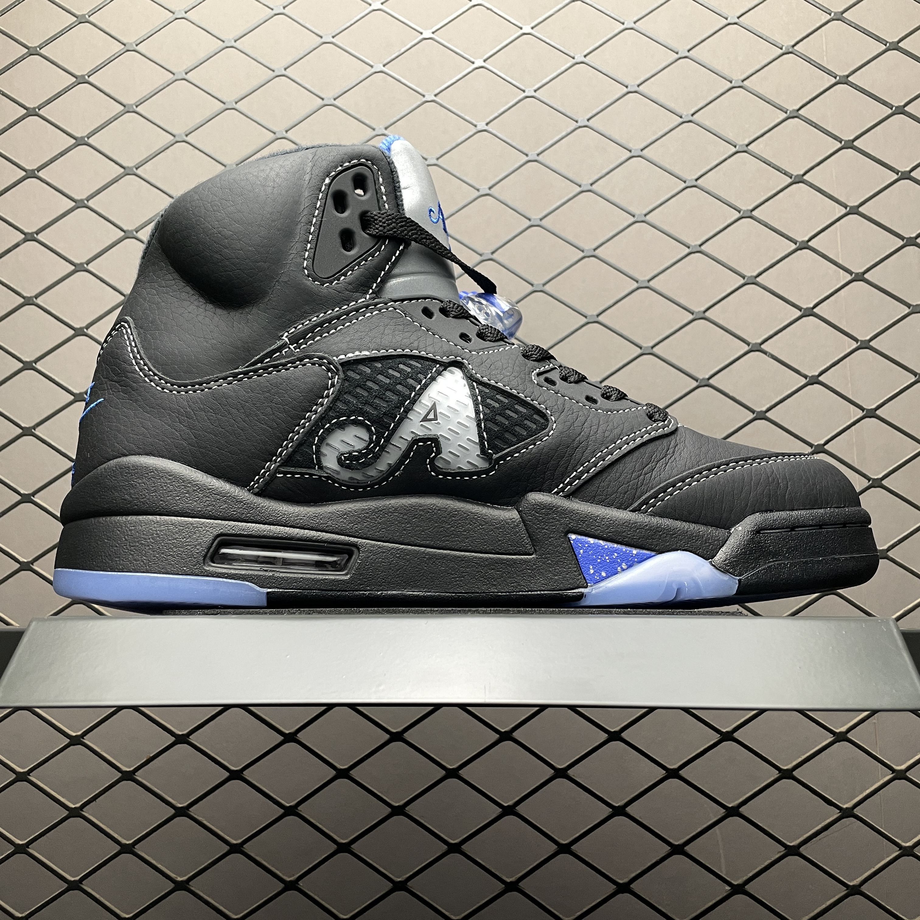 Awake NY × Nike Air Jordan 5 OG SP "Black/Racer Blue" (DV4982-004)