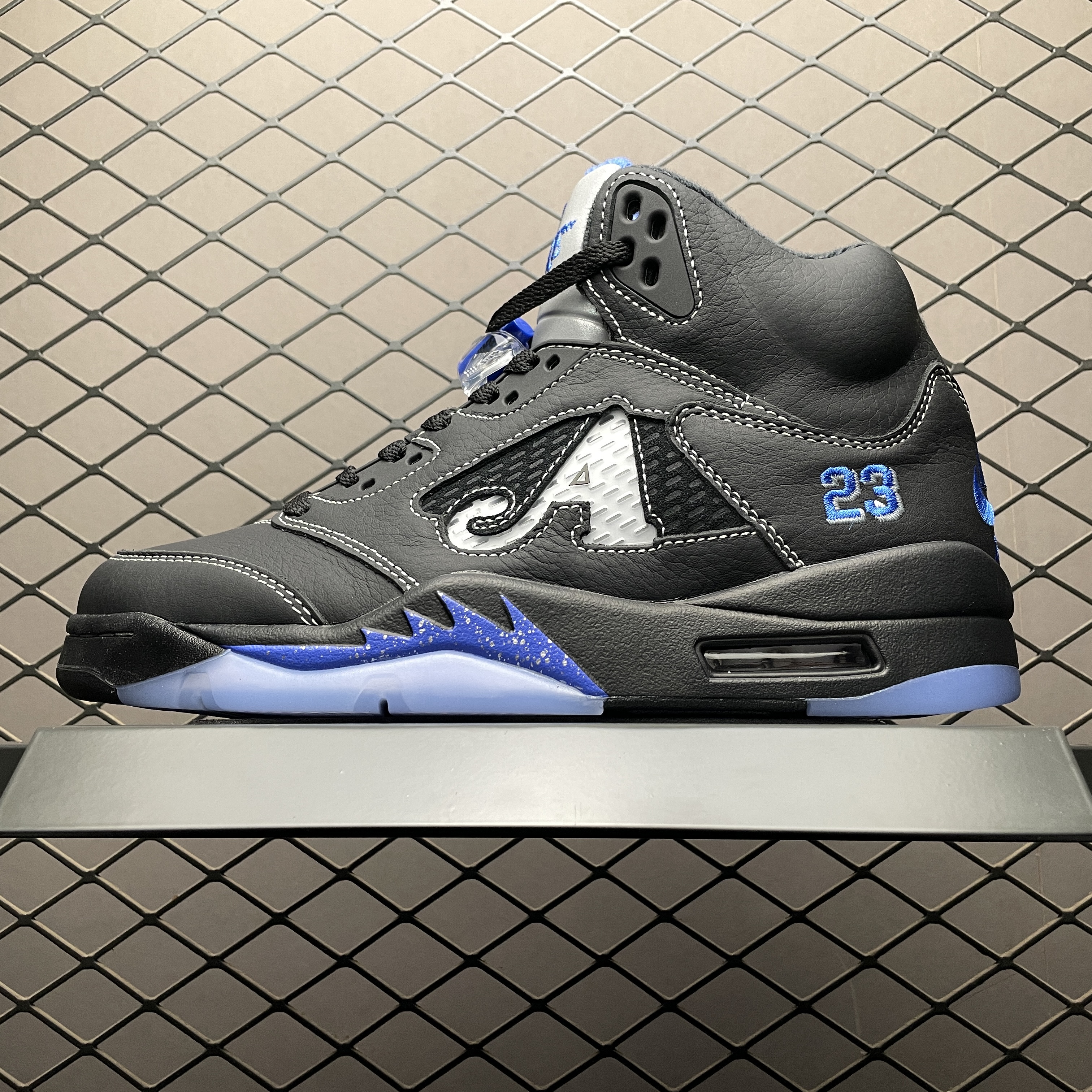 Awake NY × Nike Air Jordan 5 OG SP "Black/Racer Blue" (DV4982-004)
