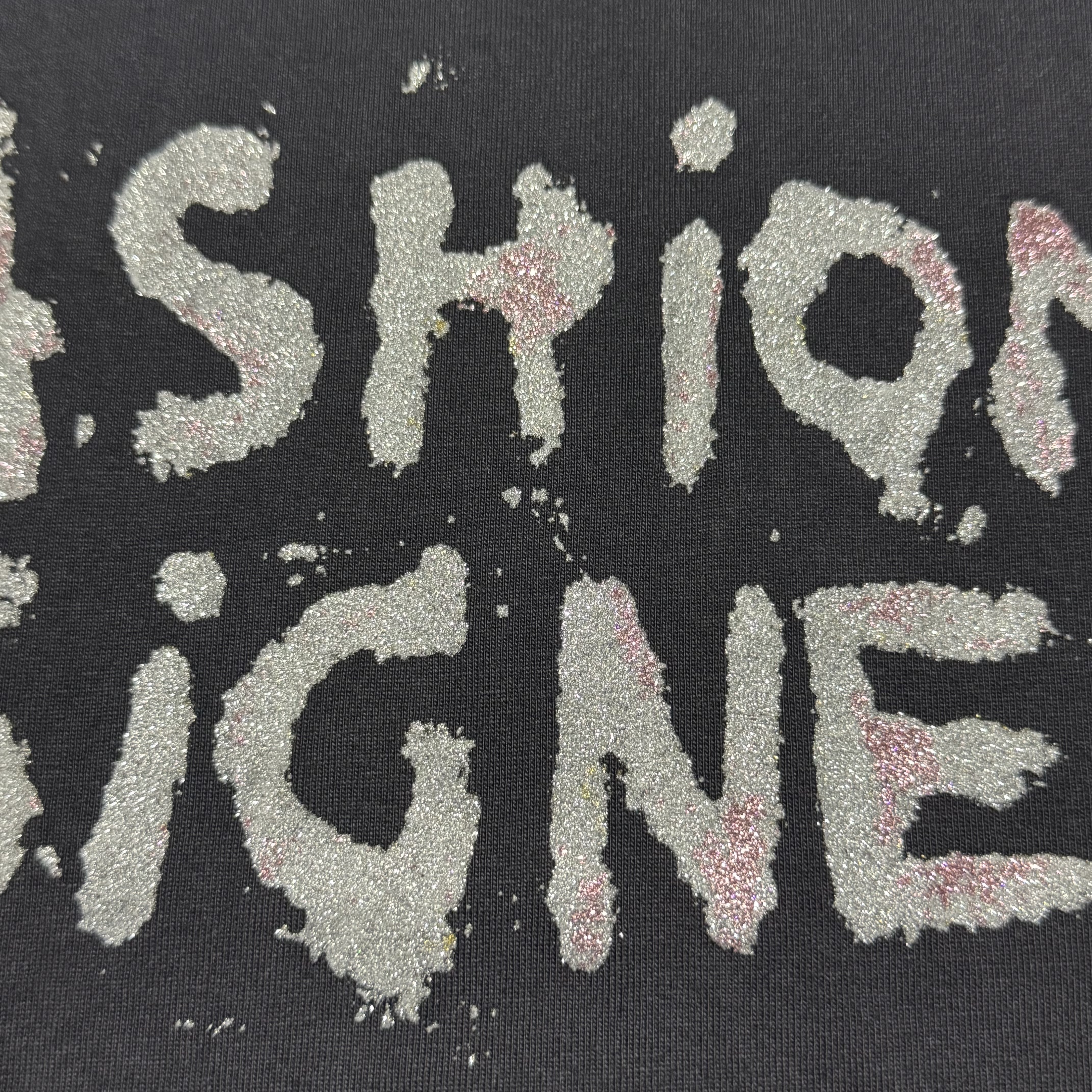 BALENCIAGA Fashion Designer Oversized T-Shirt "Faded Black"（831305TSVC51041）