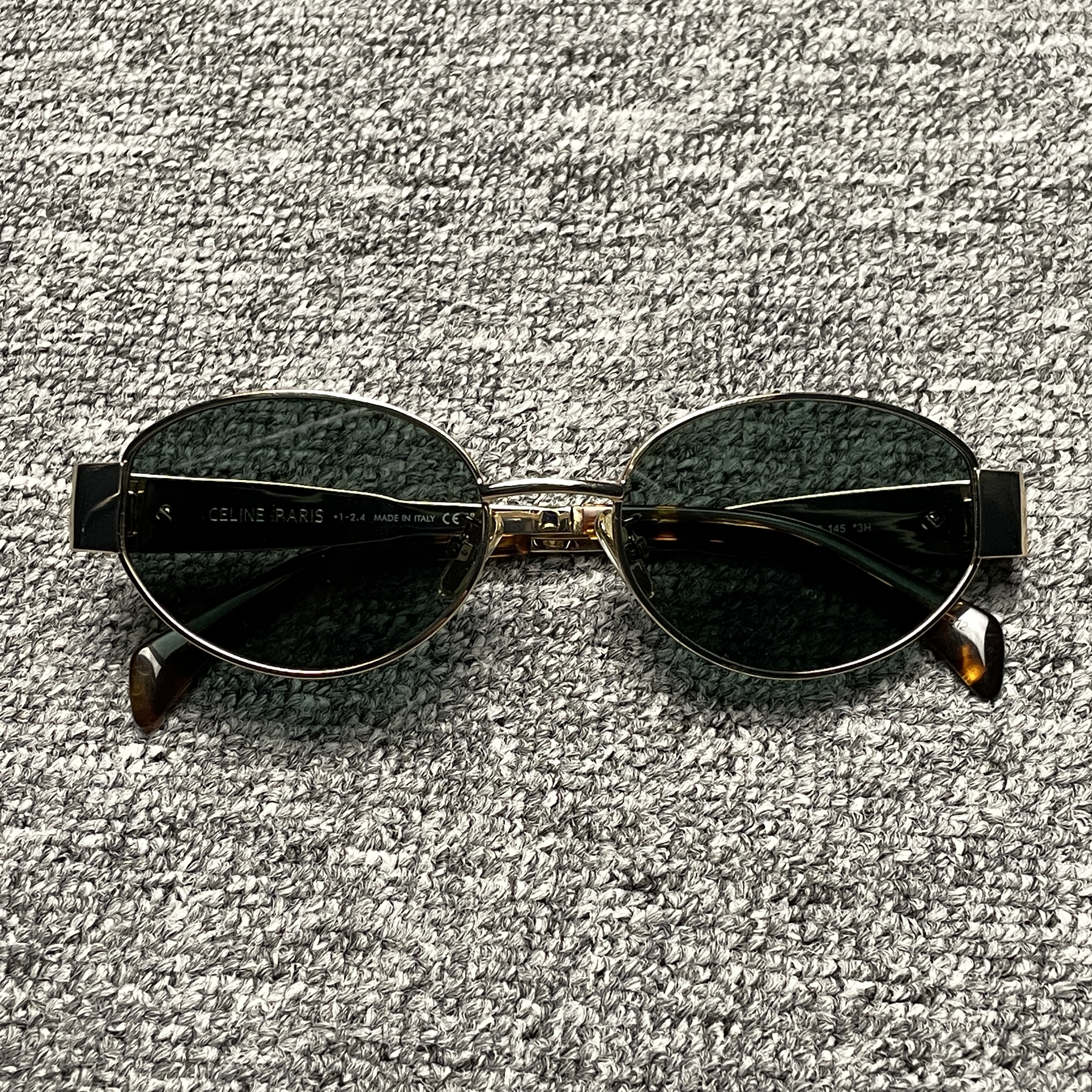 Celine metal frame sunglasses (4S194CPLB-38NO）