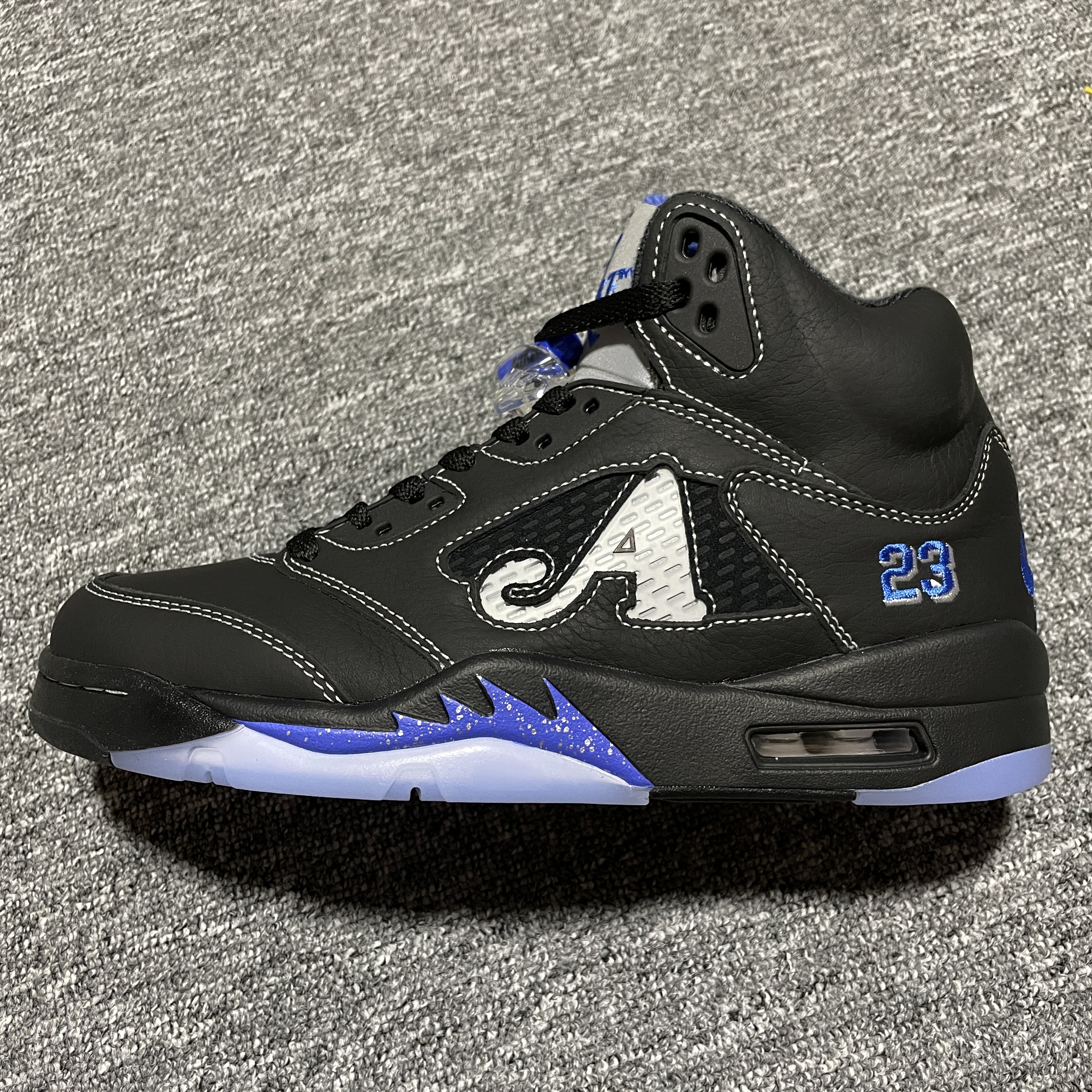 Awake NY × Nike Air Jordan 5 OG SP "Black/Racer Blue" (DV4982-004)