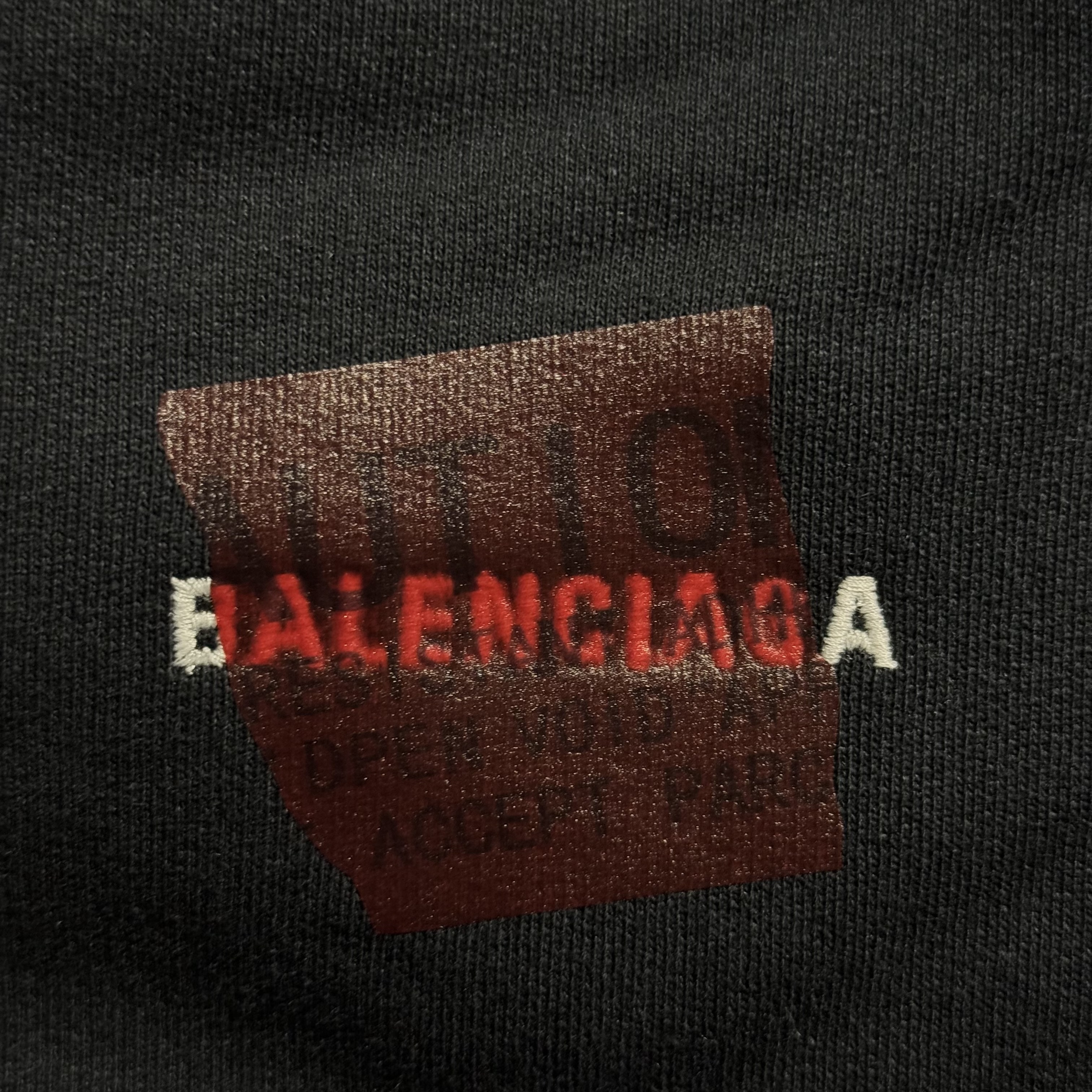 Balenciaga Taped Back Shorts（826385TSVG18737）