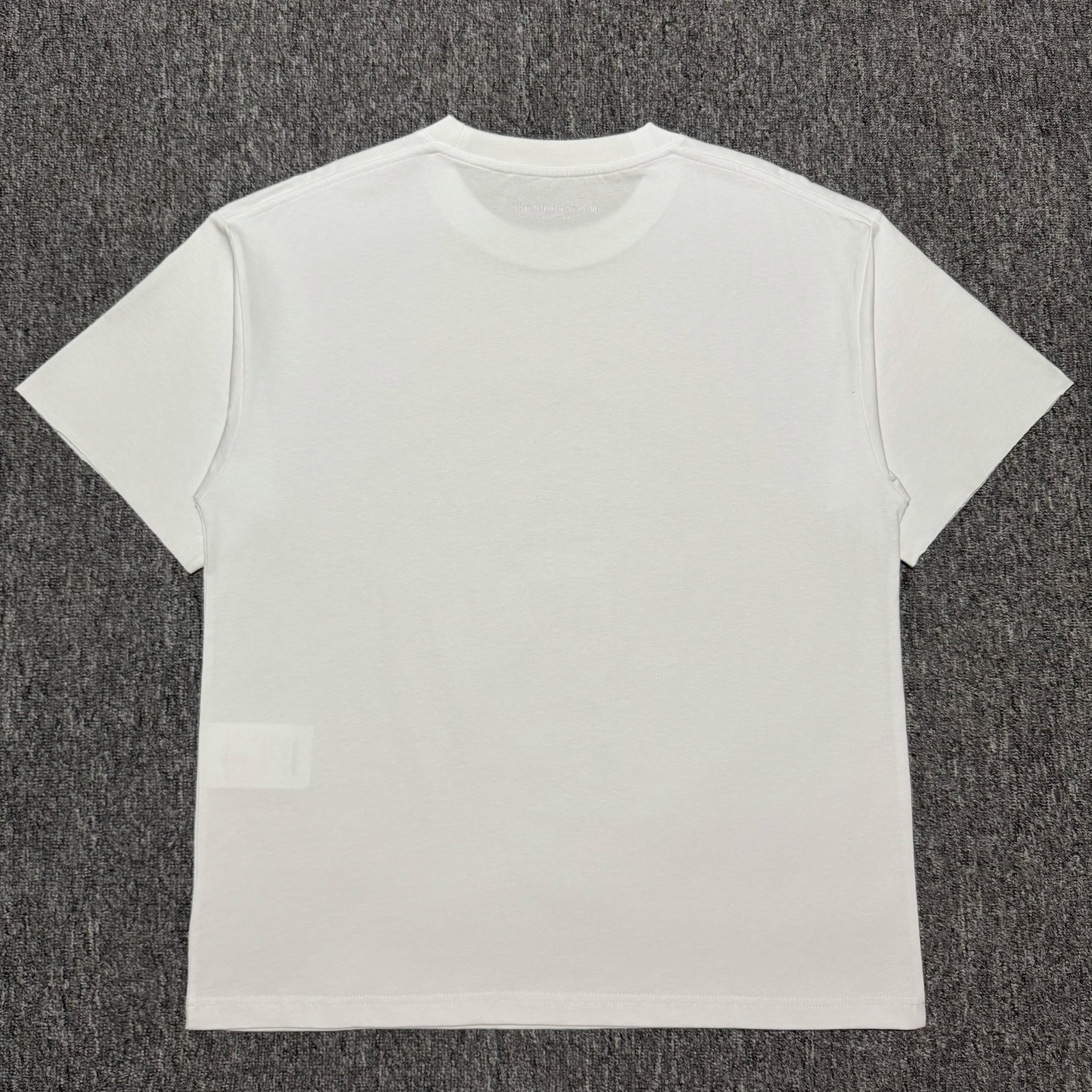 Alexander Wang White Cotton Oversized Logo T-shirt  (UCC3251842100）