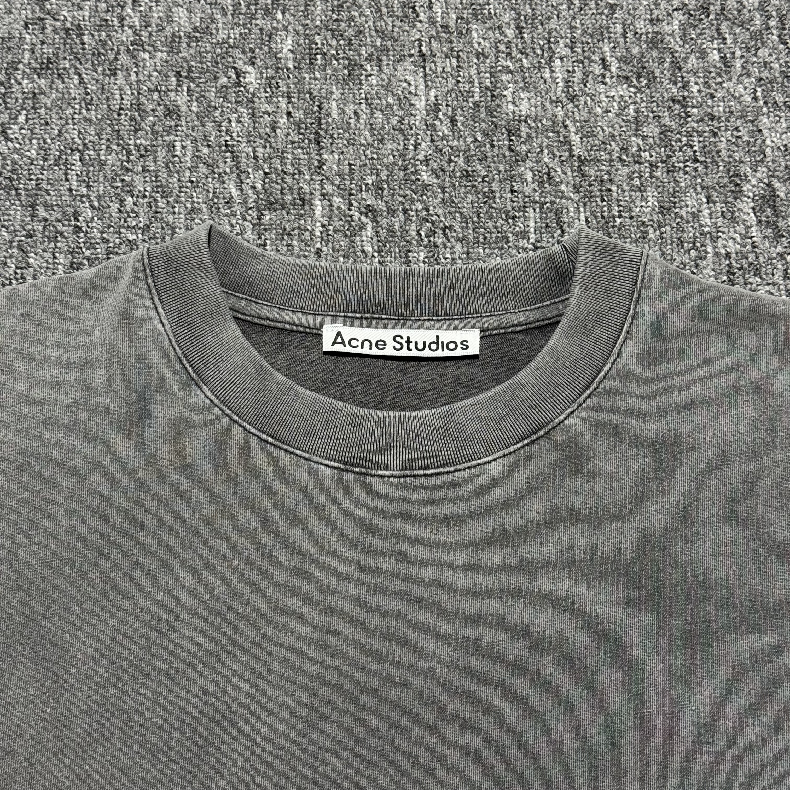 ACNE STUDIOS Crewneck loose fit short sleeve t-shirt (CL0218BM0）