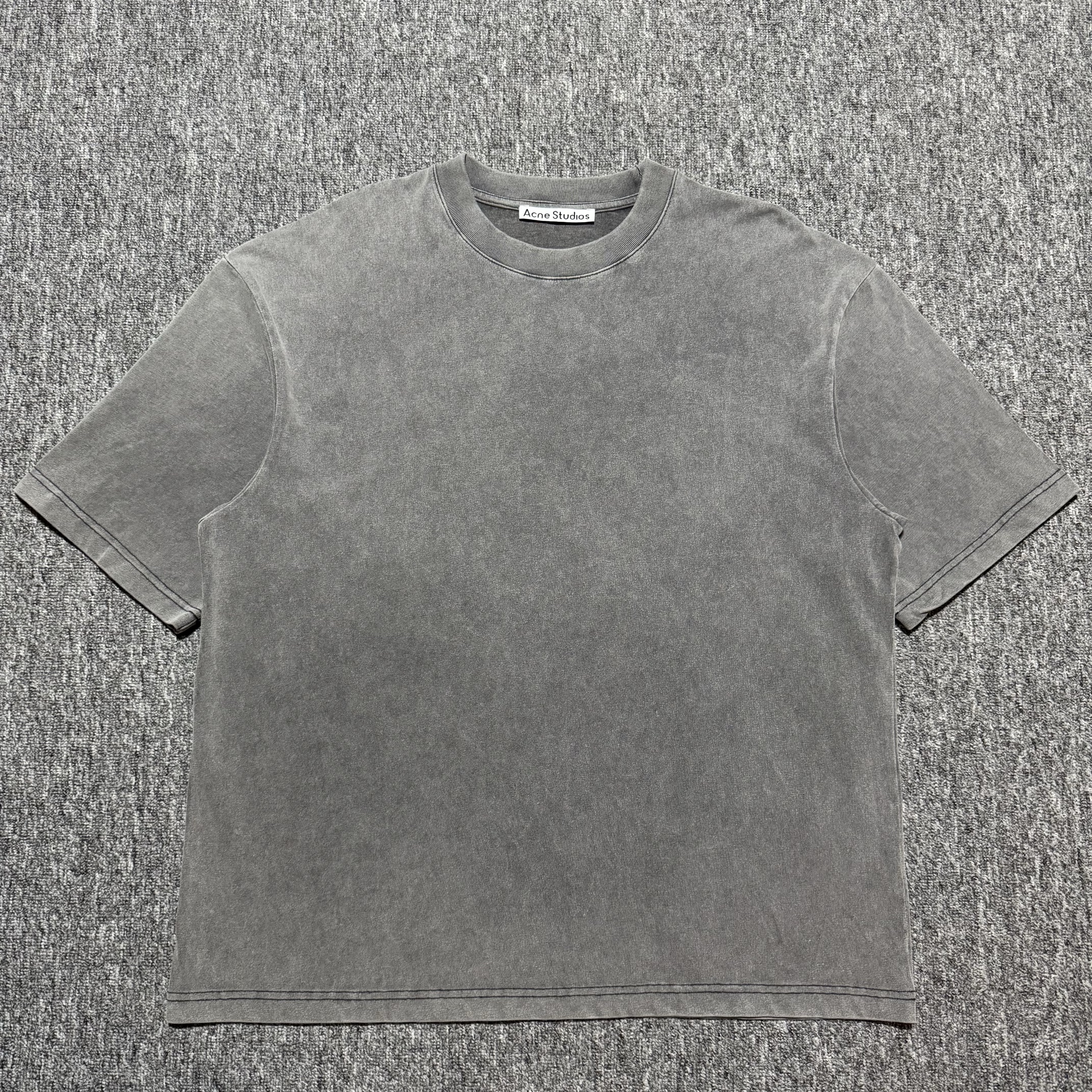 ACNE STUDIOS Crewneck loose fit short sleeve t-shirt (CL0218BM0）