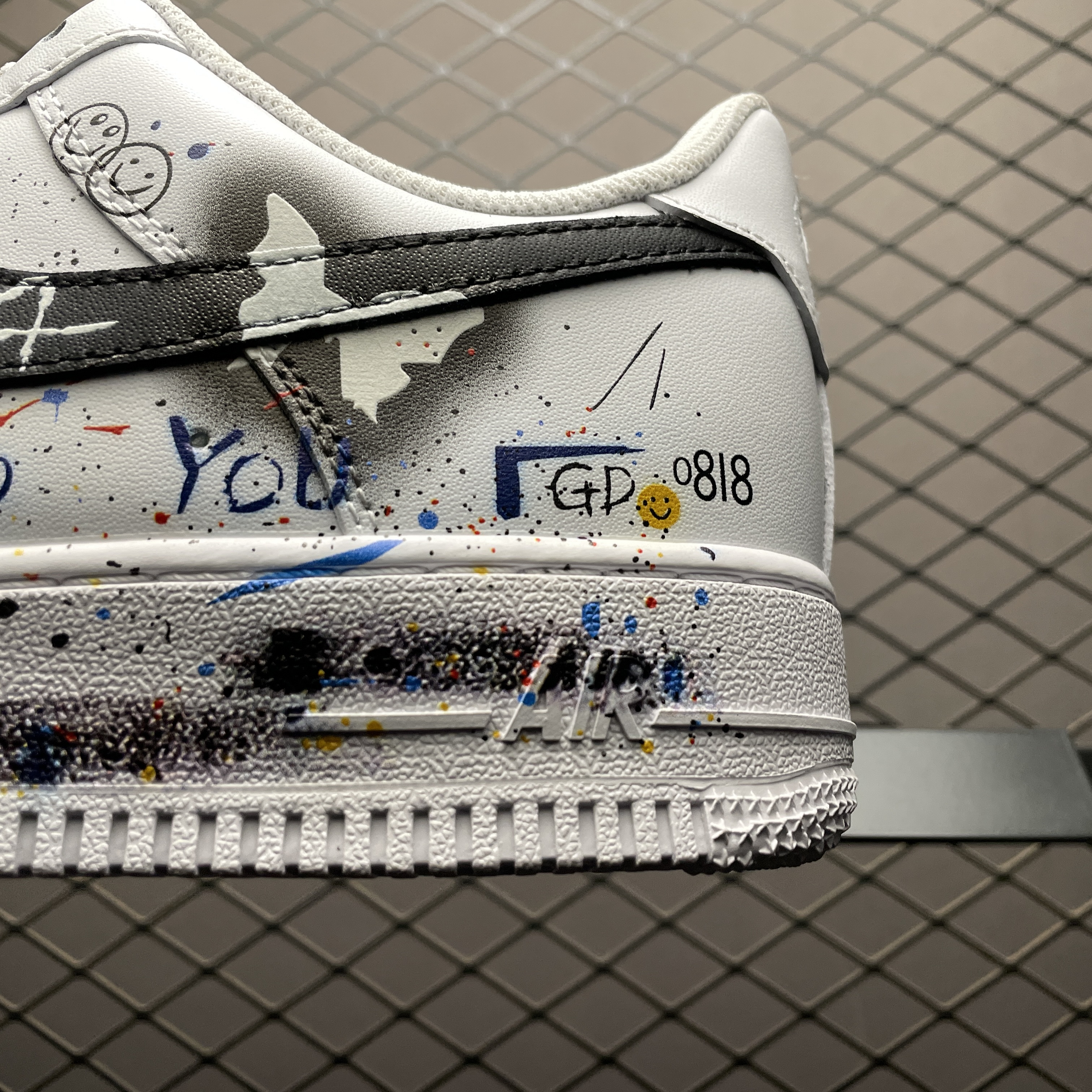 Nike Air Force 1 Low Spray Paint Attitude Graffiti（CW2288-114）