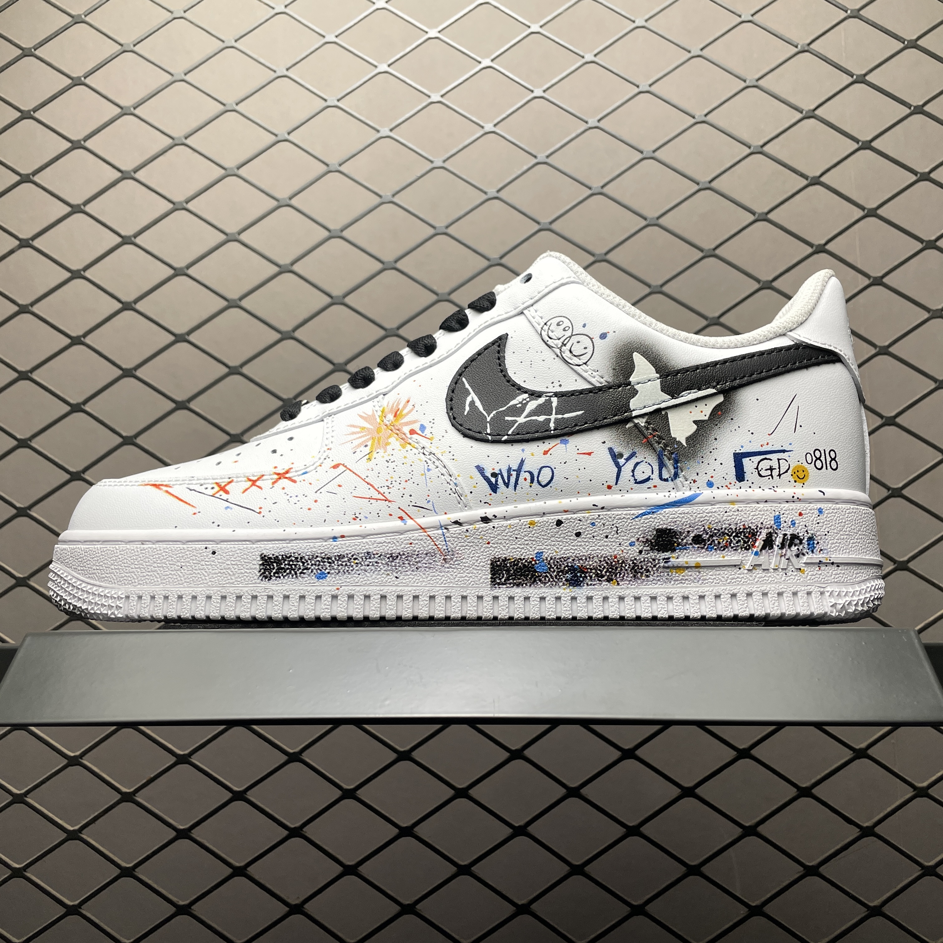 Nike Air Force 1 Low Spray Paint Attitude Graffiti（CW2288-114）