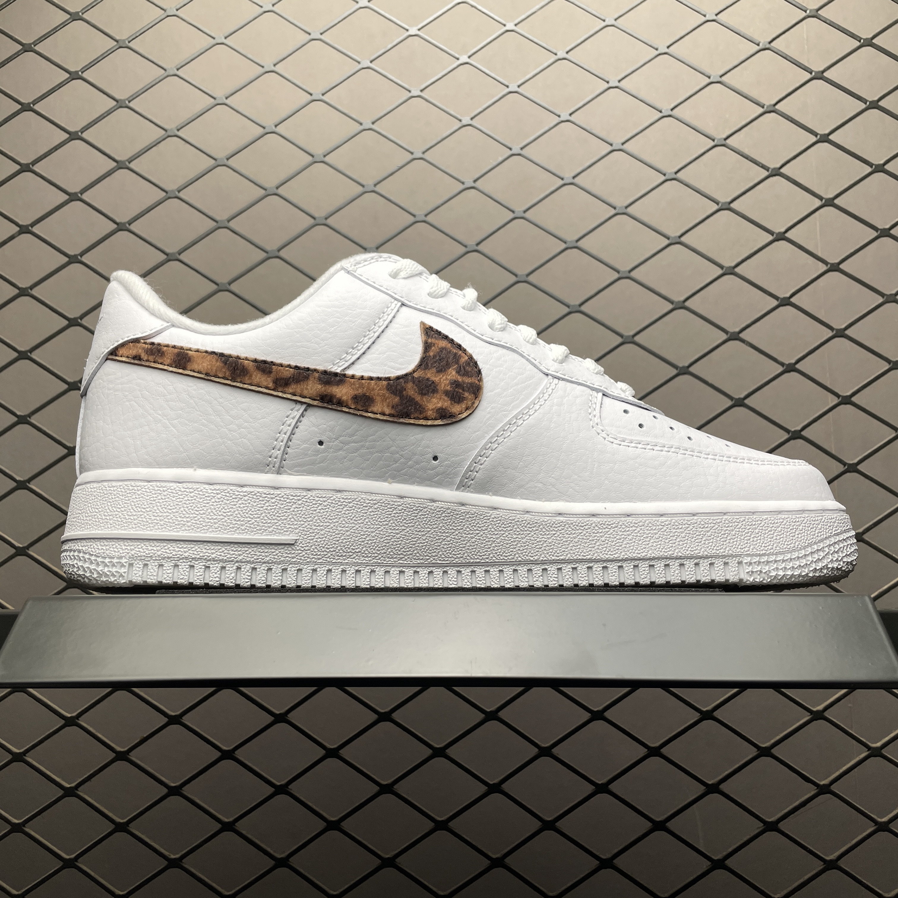 GOODENOUGH × Supreme × Nike Air Force 1 Low "White/Leopard" (25SS Week15)（IM3483-100）
