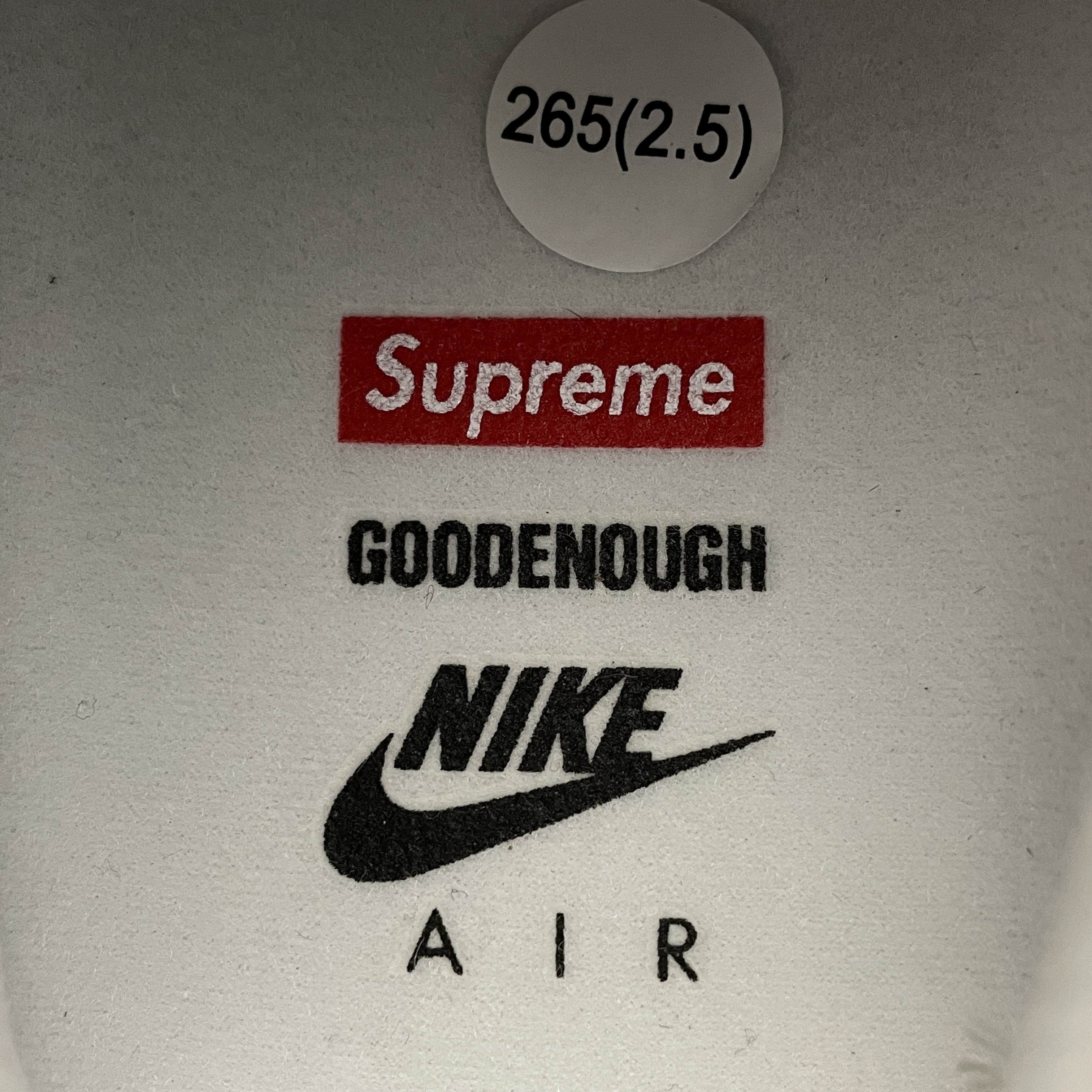 GOODENOUGH × Supreme × Nike Air Force 1 Low "White/Leopard" (25SS Week15)（IM3483-100）