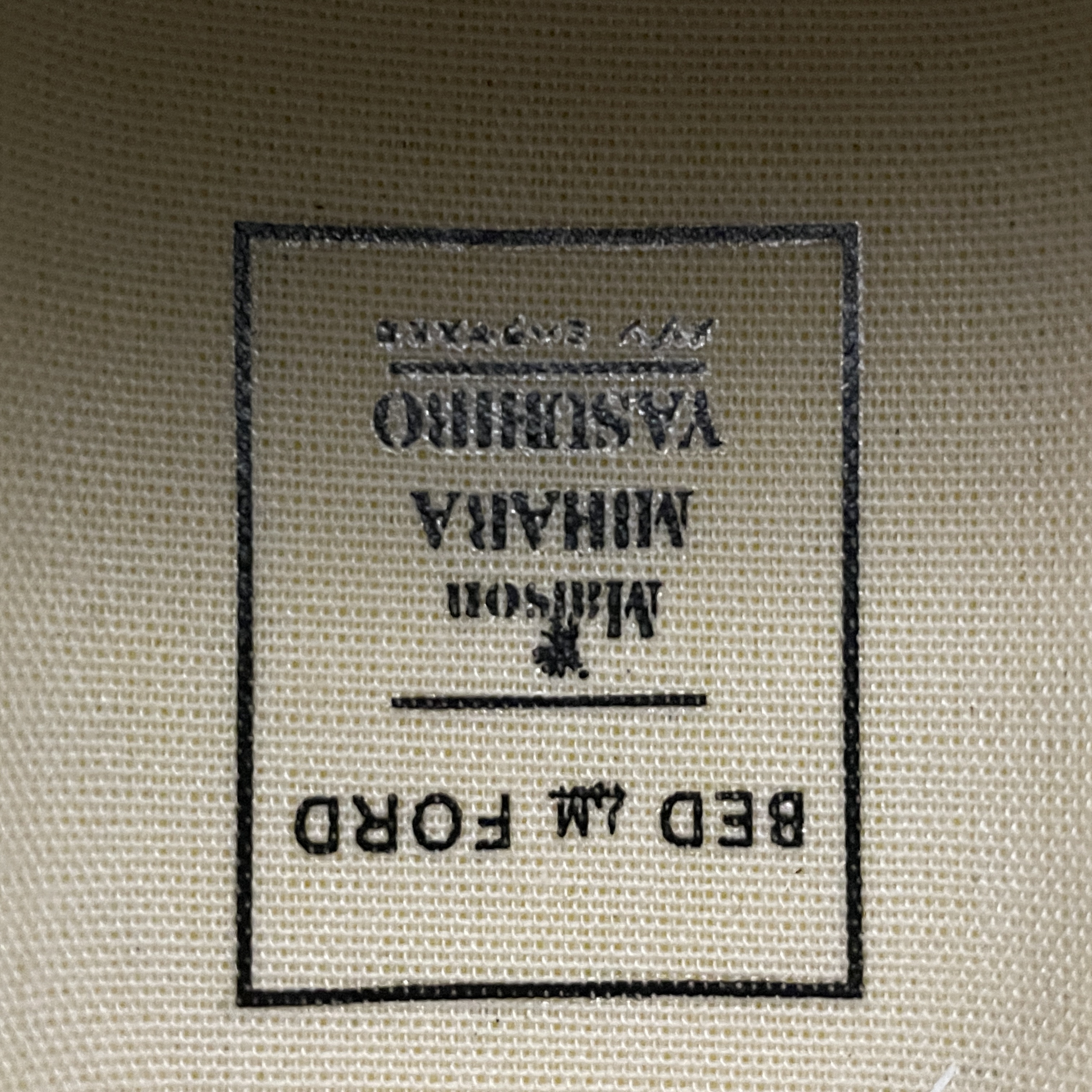 Maison Mihara Yasuhiro x Bed J.W. Ford Hank Low-top Sneakers Black (C08FW704）