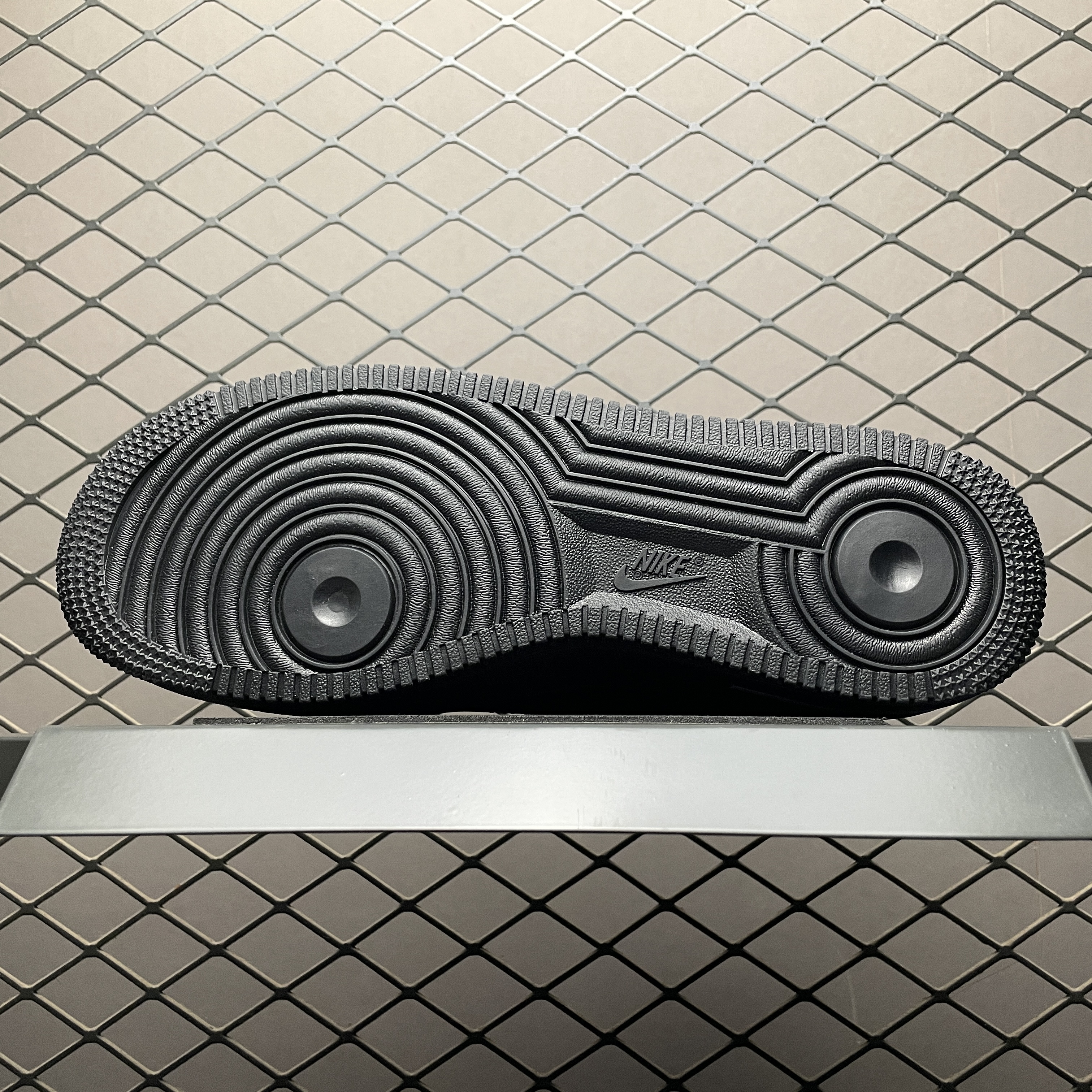 Nike Air Force 1 Low "Black/Laser Orange/Metallic Silver" (IB7677-001)