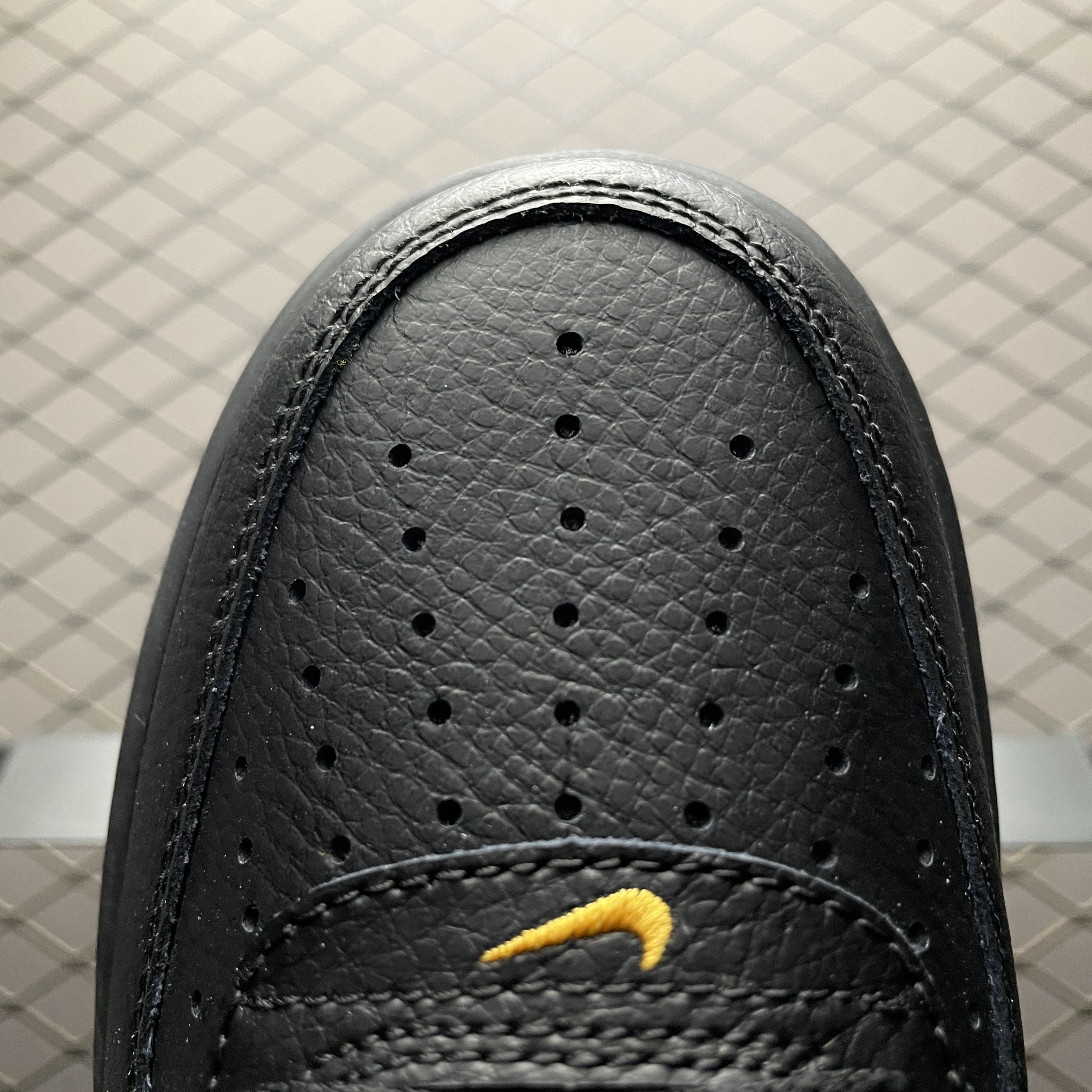 Nike Air Force 1 Low "Black/Laser Orange/Metallic Silver" (IB7677-001)