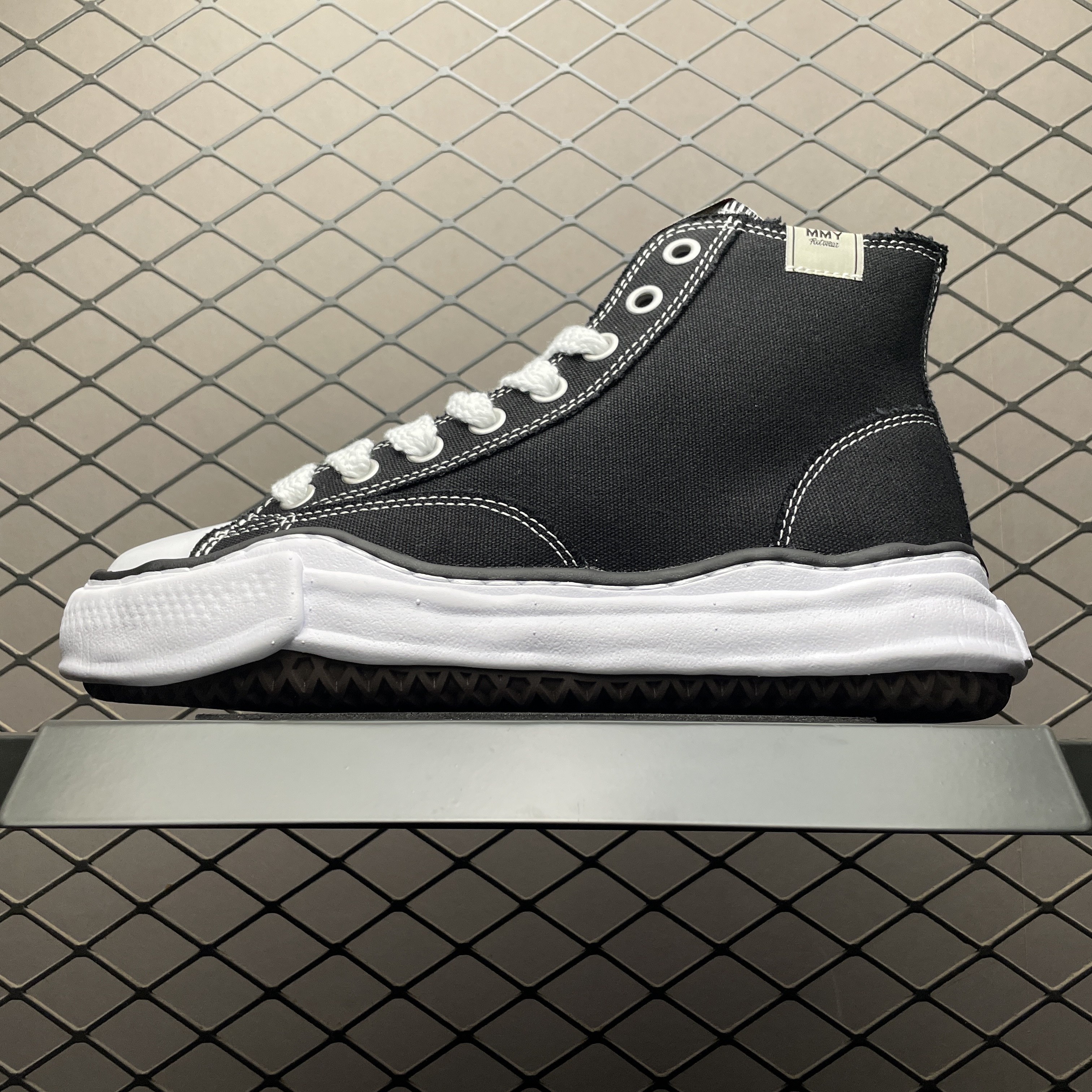 Maison Mihara Yasuhiro Peterson OG Sole Canvas High Black (A01FW701黑)