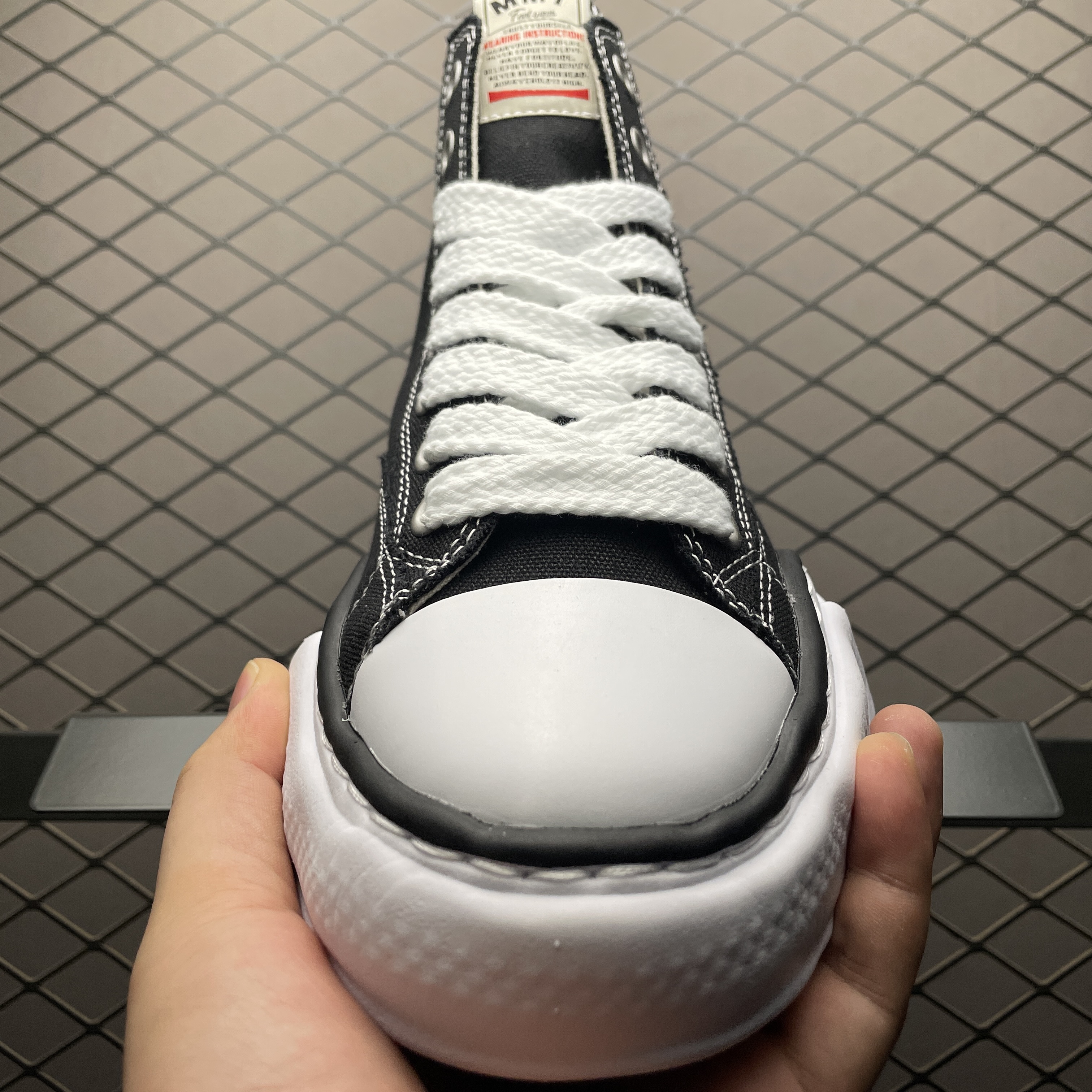 Maison Mihara Yasuhiro Peterson OG Sole Canvas High Black (A01FW701黑)