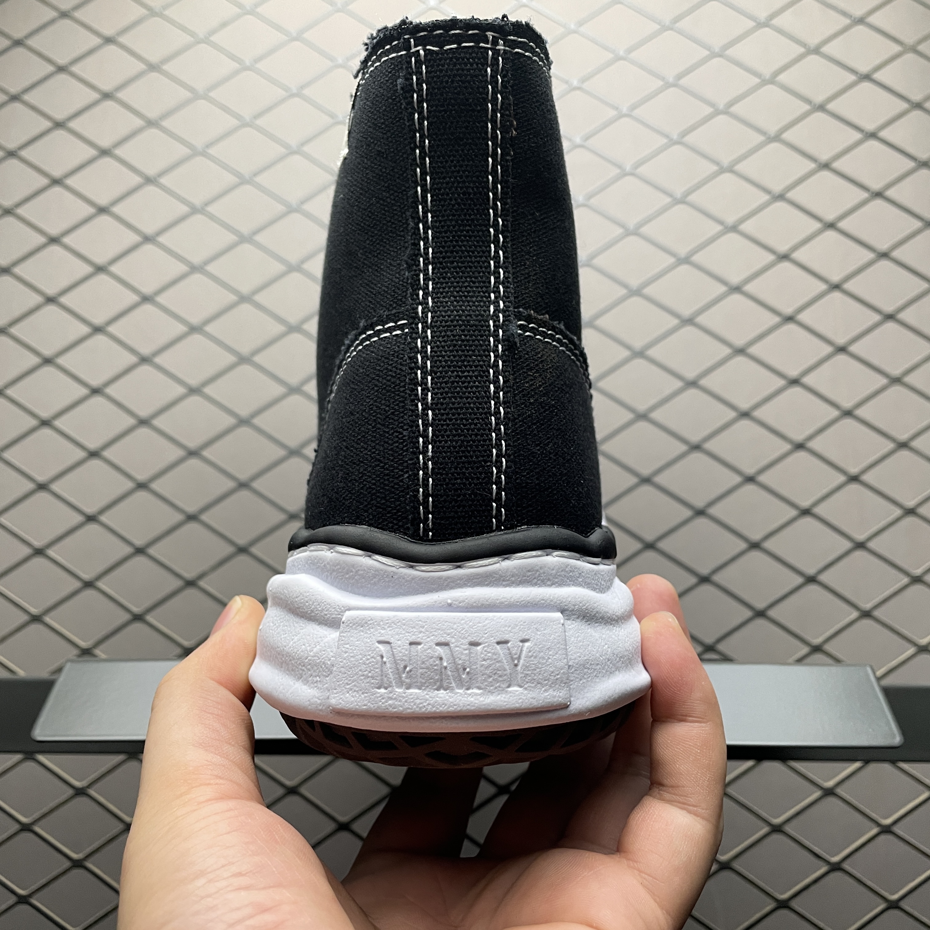 Maison Mihara Yasuhiro Peterson OG Sole Canvas High Black (A01FW701黑)