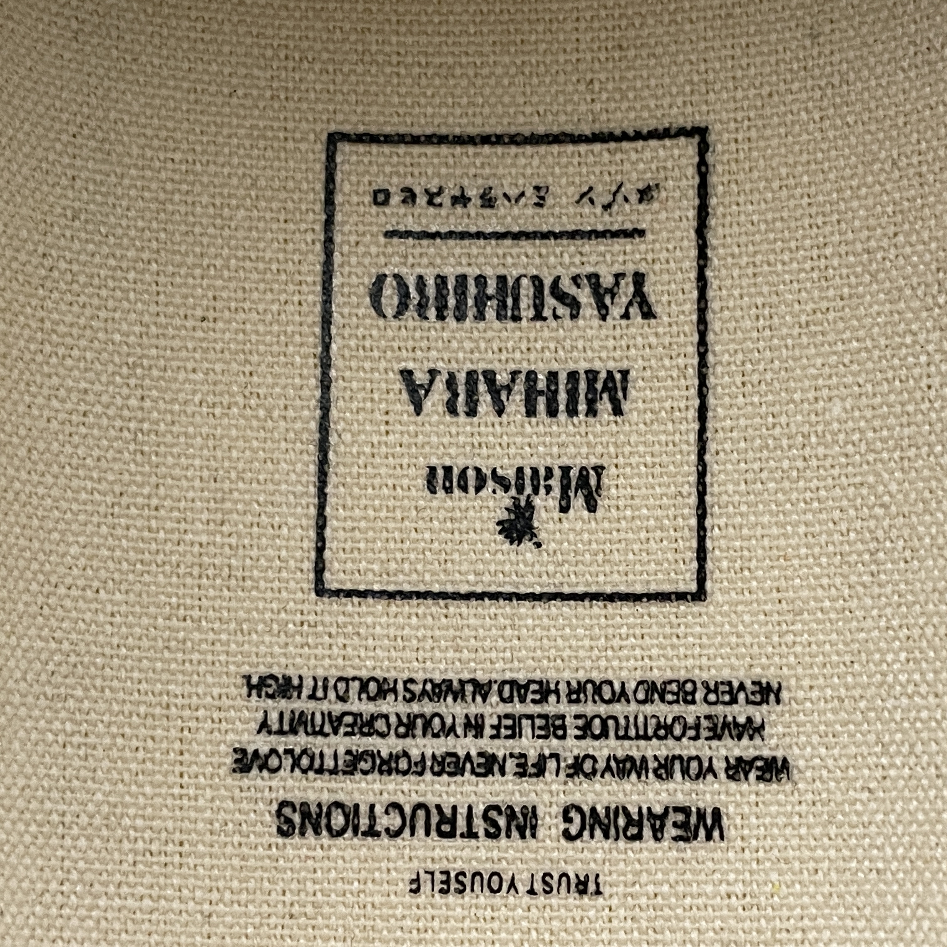 Maison Mihara Yasuhiro Peterson OG Sole Canvas High light brown (A04FW728浅褐色)