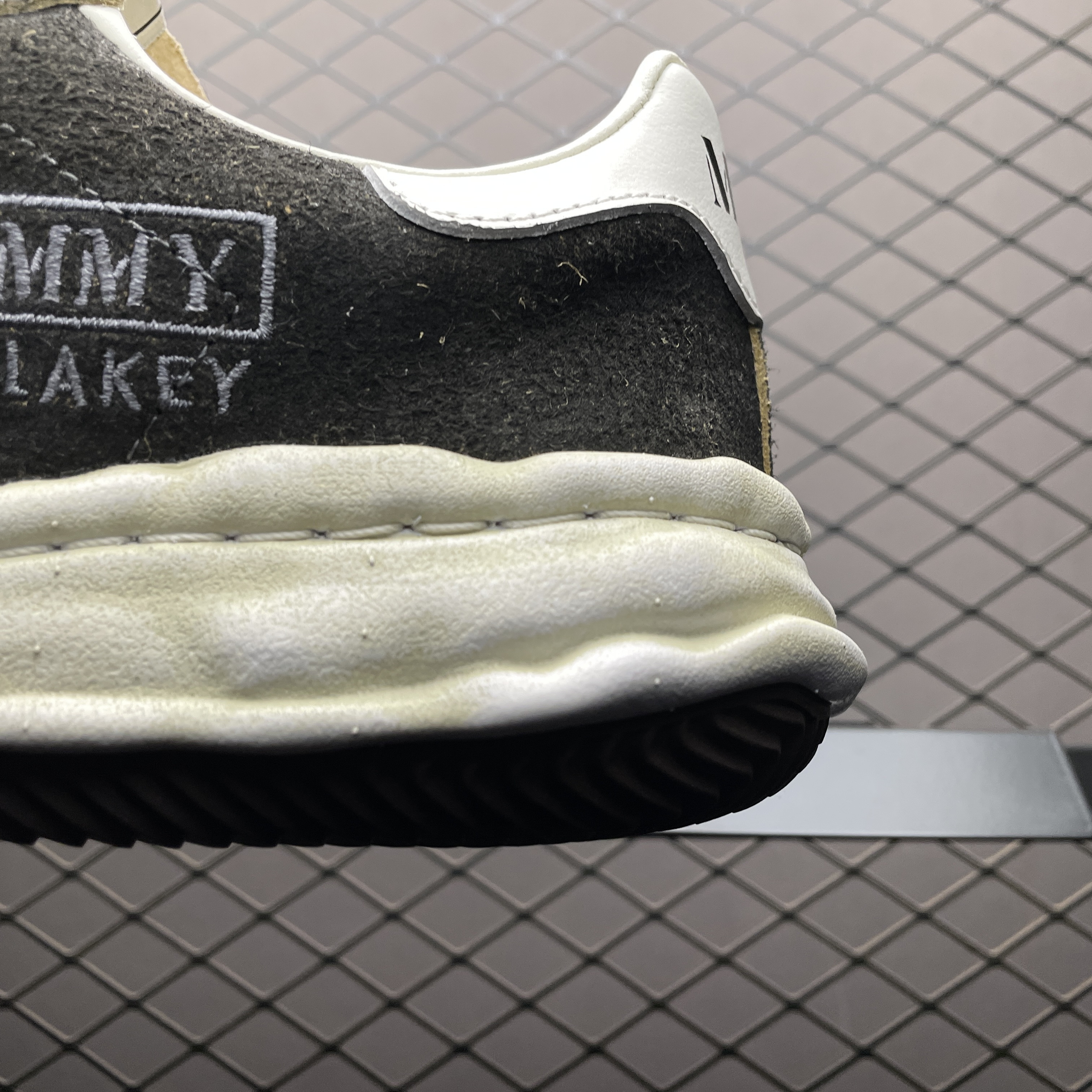 Maison MIHARA YASUHIRO BLAKEY OG Sole Vintage Suede Low-top Sneaker  (A15FW729BLACK)