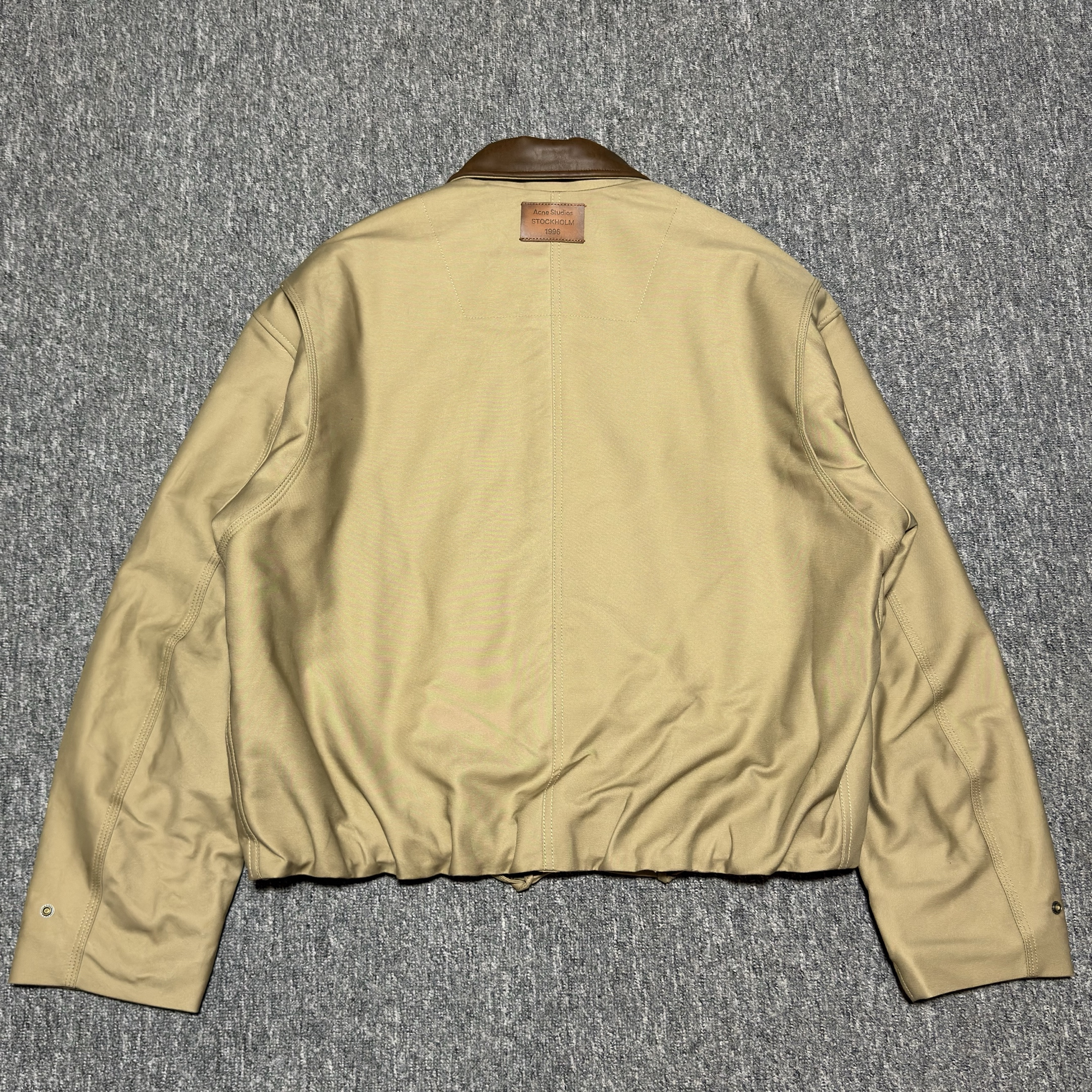 Acne Studios Twill bomber jacket (B90857-AE0）