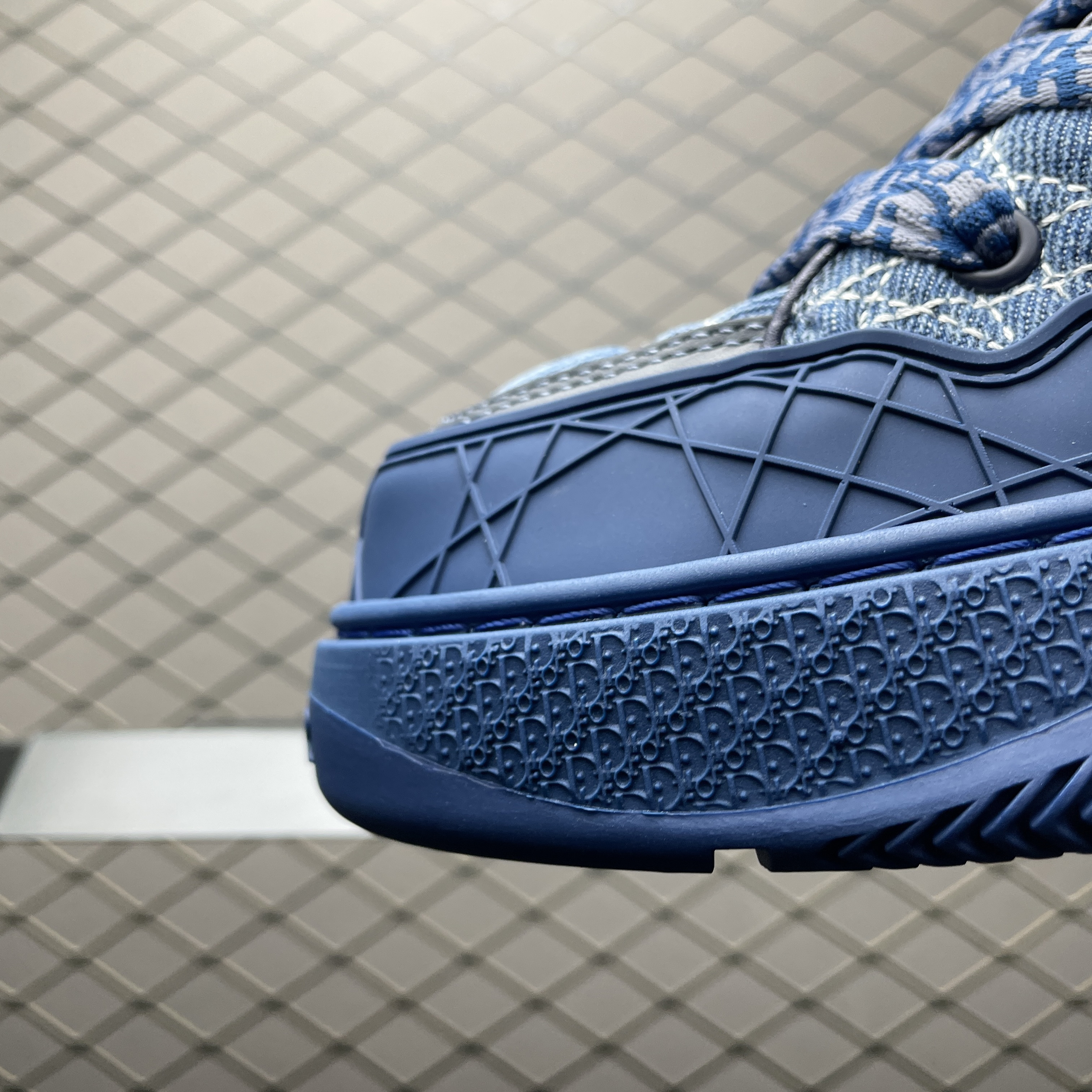 DIOR Spider Cannage Denim Sneakers（3SN288ZAW_H565）