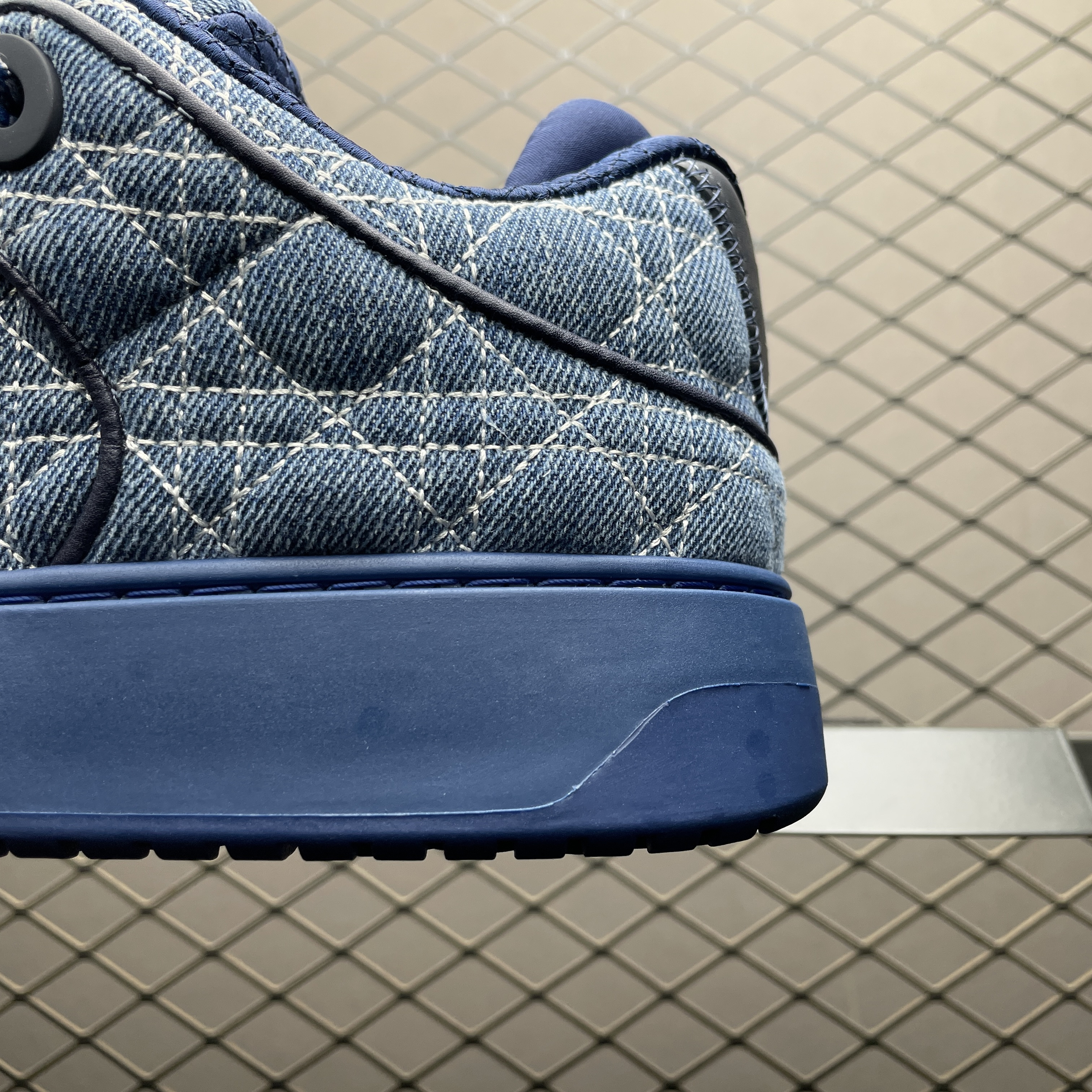 DIOR Spider Cannage Denim Sneakers（3SN288ZAW_H565）