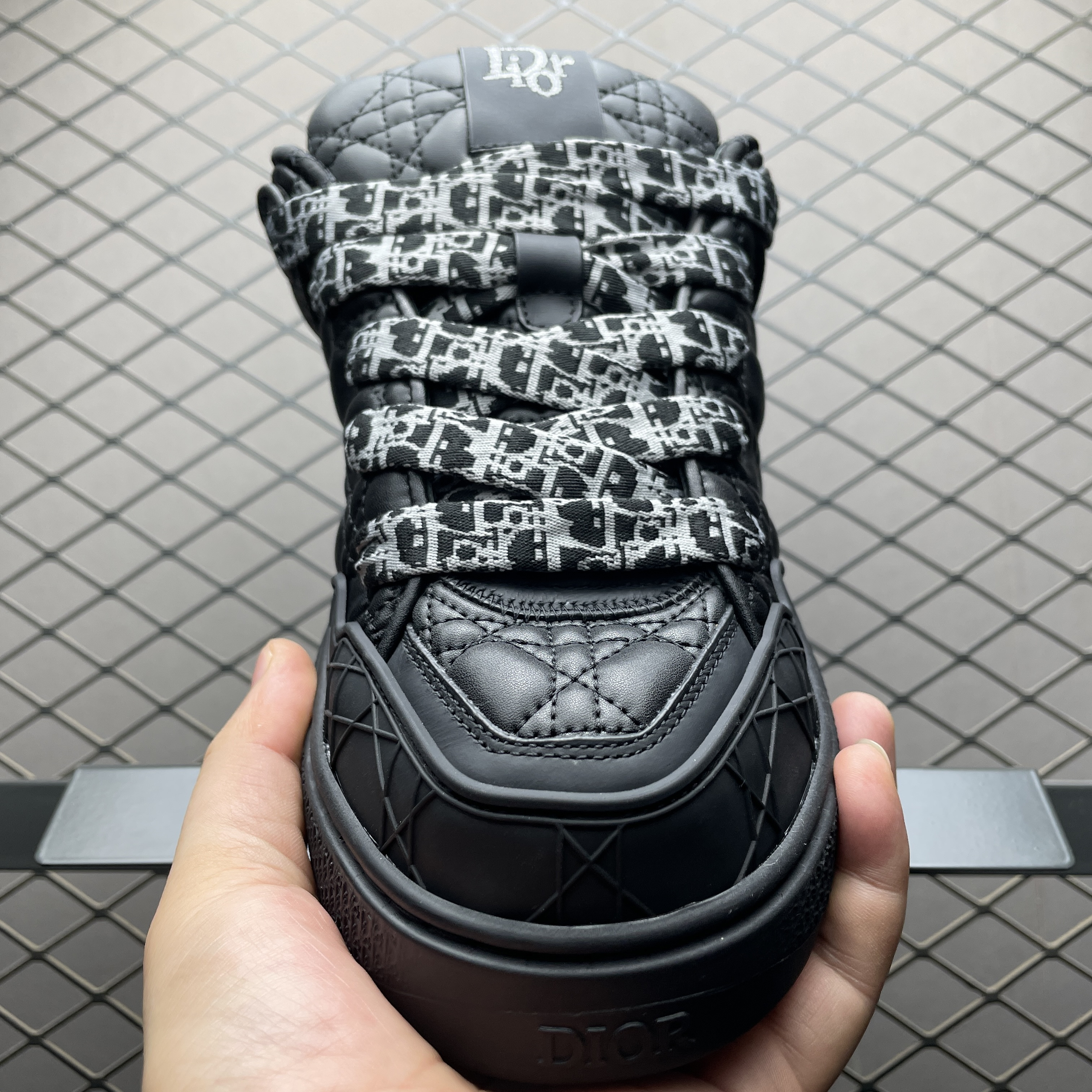 Dior B9S Skater ERL Black Quilted Cannage Calfskin（3SN288ZTT_H900）