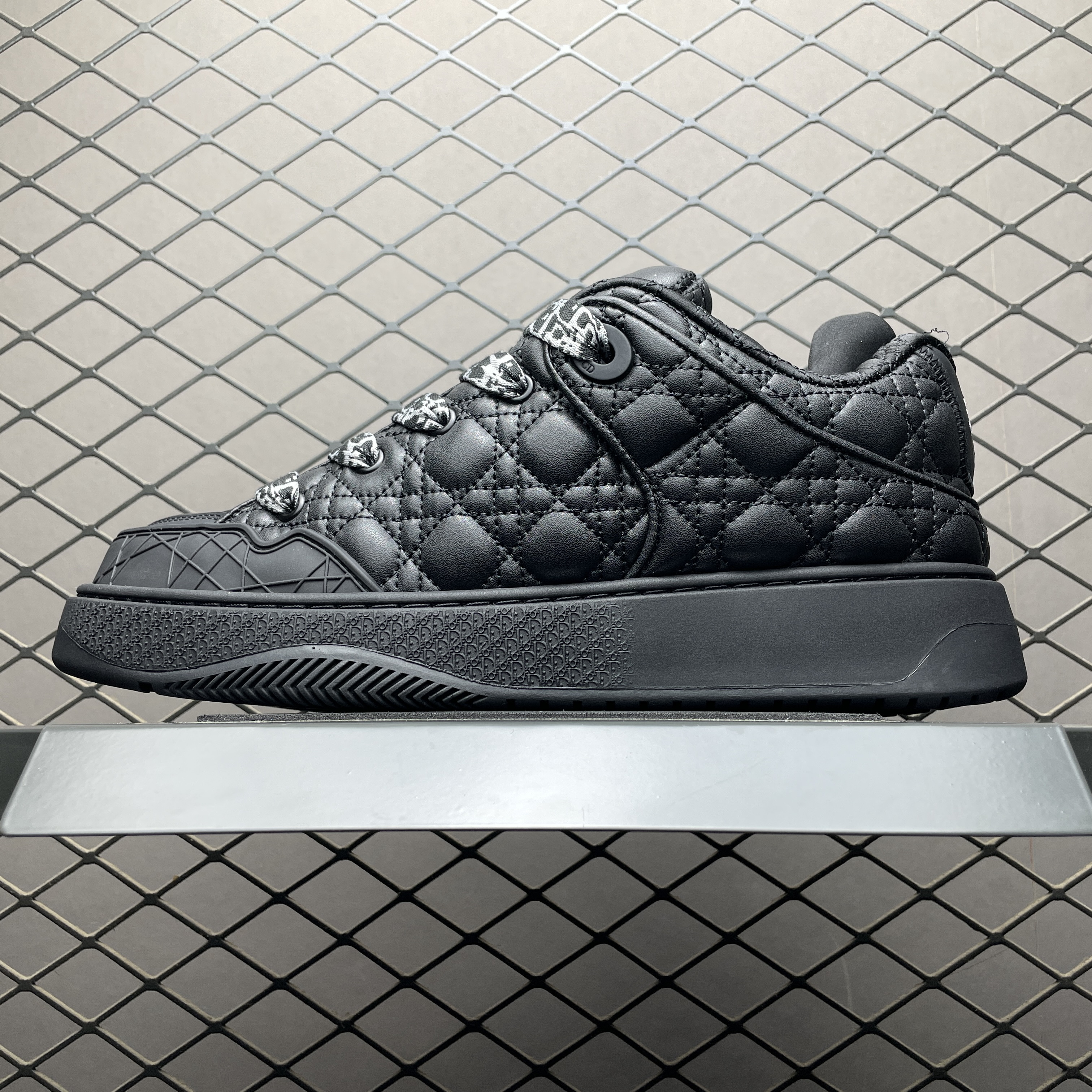 Dior B9S Skater ERL Black Quilted Cannage Calfskin（3SN288ZTT_H900）