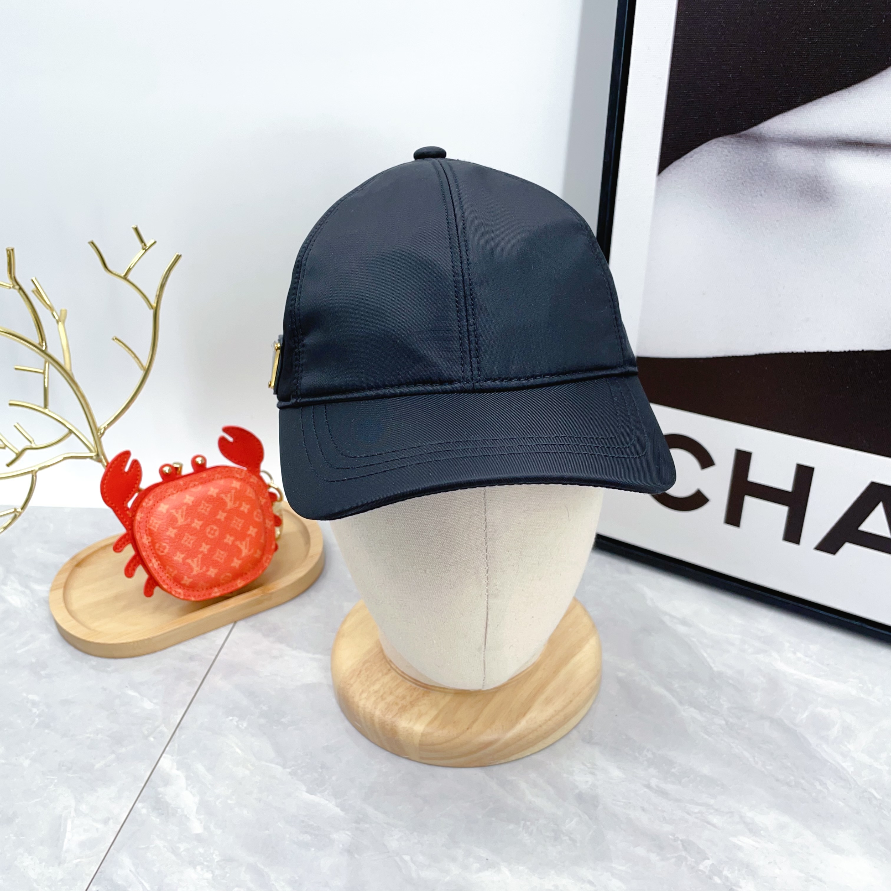 PRADA Re-Nylon baseball cap（1HC2742DMIF0632）