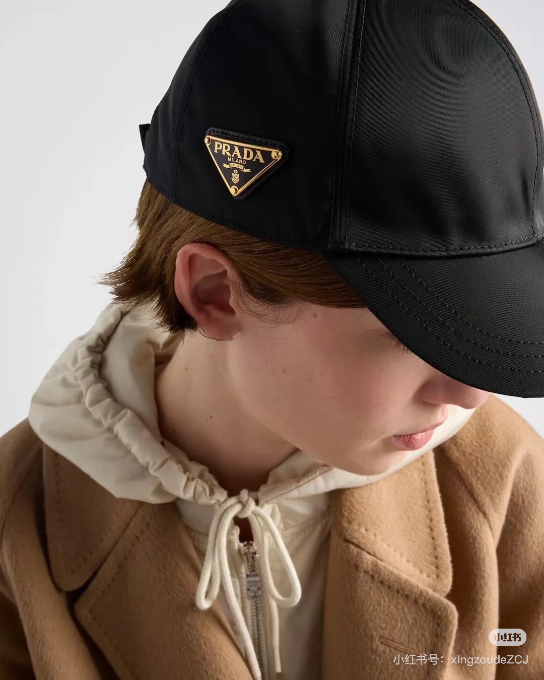 PRADA Re-Nylon baseball cap（1HC2742DMIF0632）