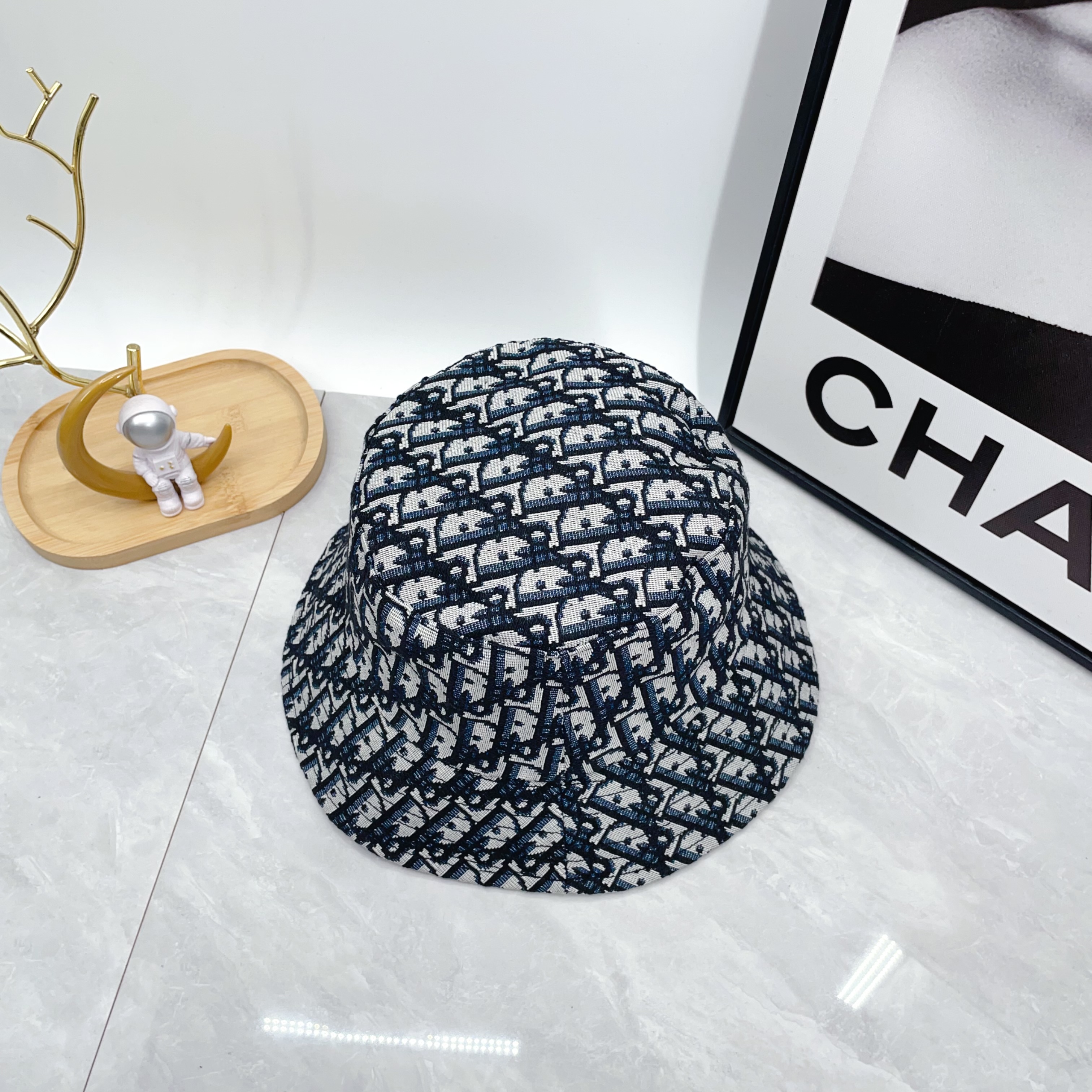 Dior jacquard bucket hat（14CHE923I134M413）