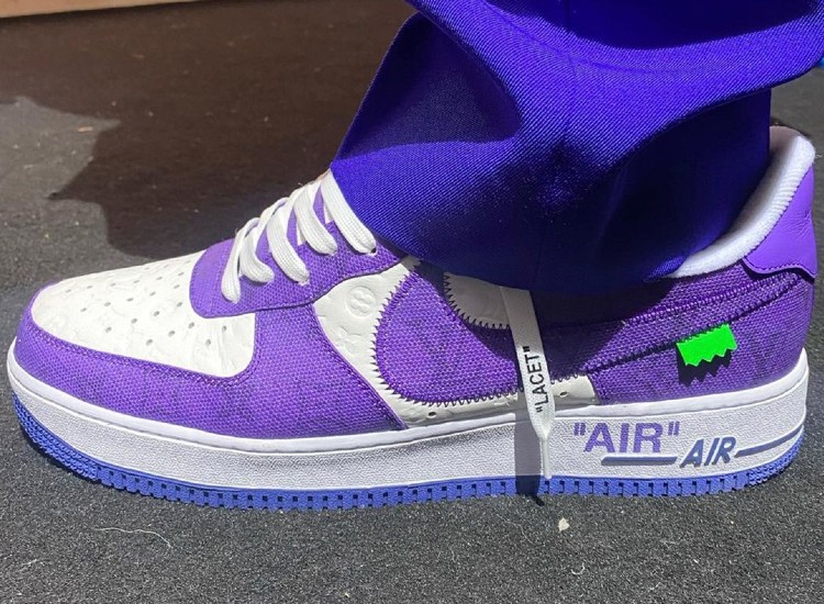 Copy]Nike Air Force 1 Low by Virgil Abloh x LOUIS VUITTON LV  Bluewhite（1A9VAO）