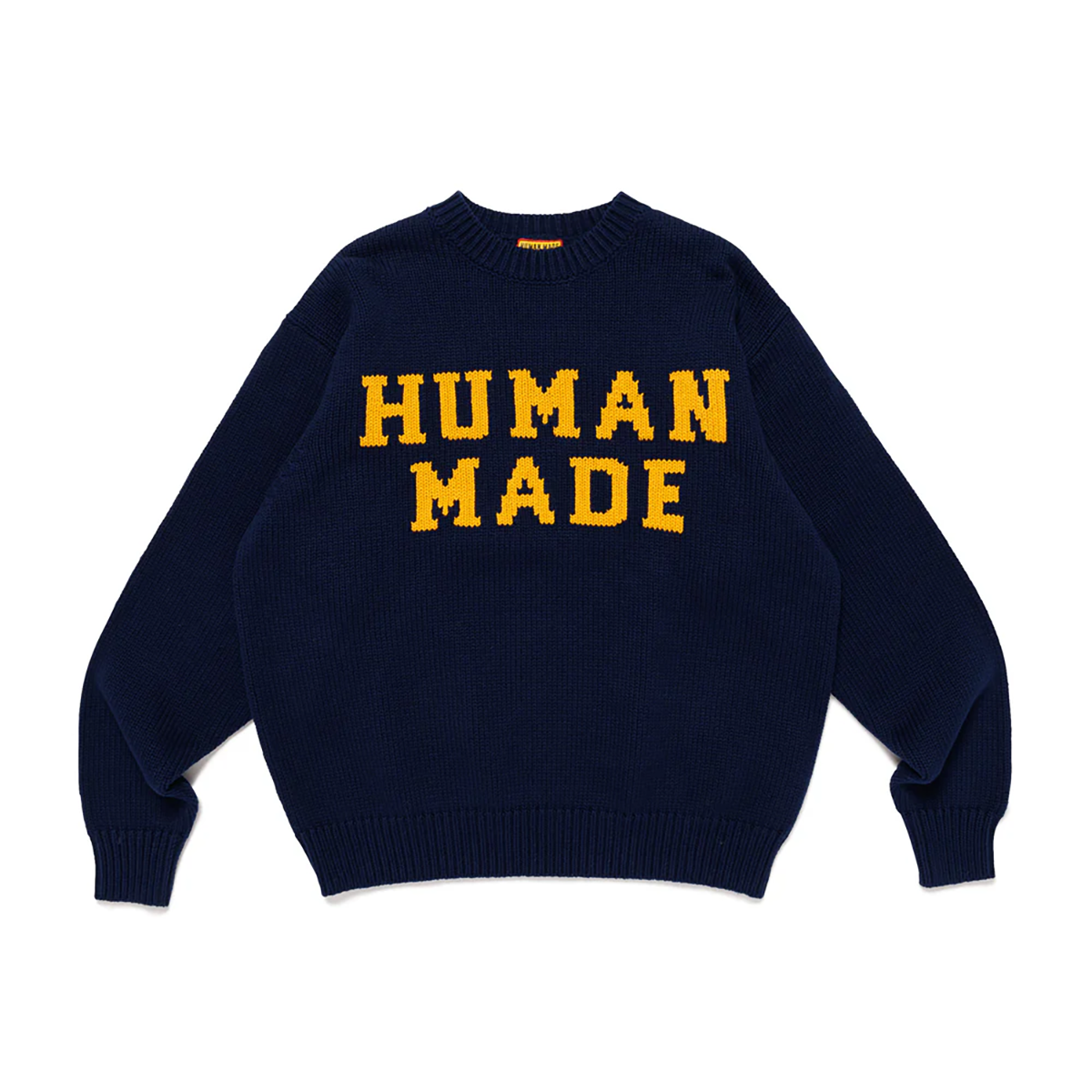 HUMAN MADE Lowgauge Knit Sweater "Charcoal"（HM29CS001）