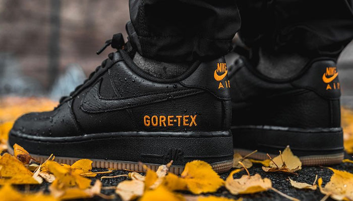 Under Retail: Nike Air Force 1 Low Gore-Tex "Black/Bright Ceramic" &ndash;  TheSneakerfirm
