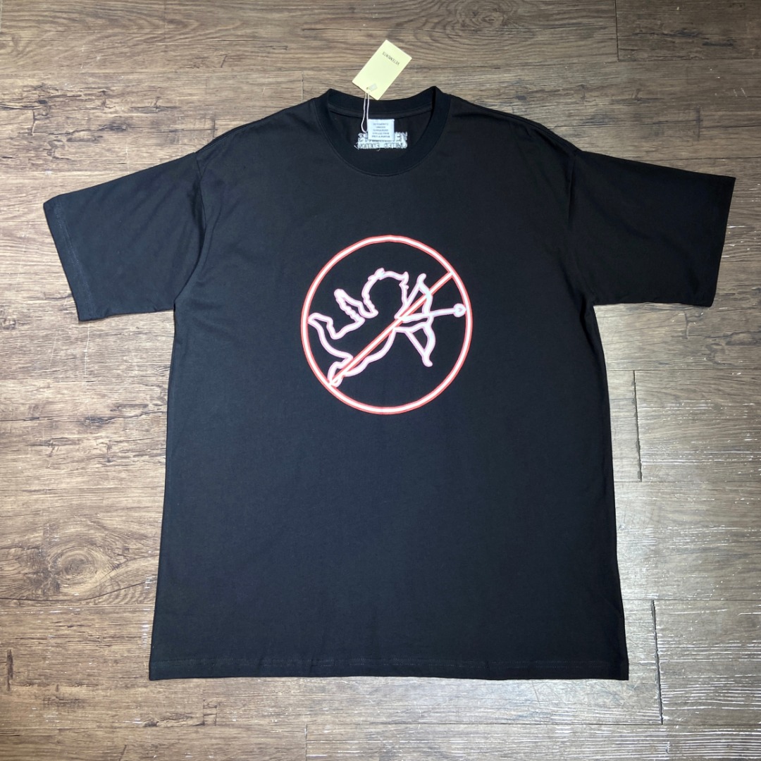 Vetements No Time For Romance T-Shirt 'Black'（1UA52TR440B）