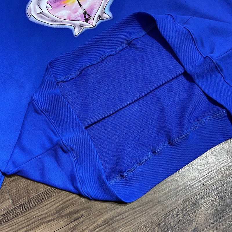Vetements Dolphins Heart Logo Hoodie 'Royal Blue' (UA52TR790N-BLUE）