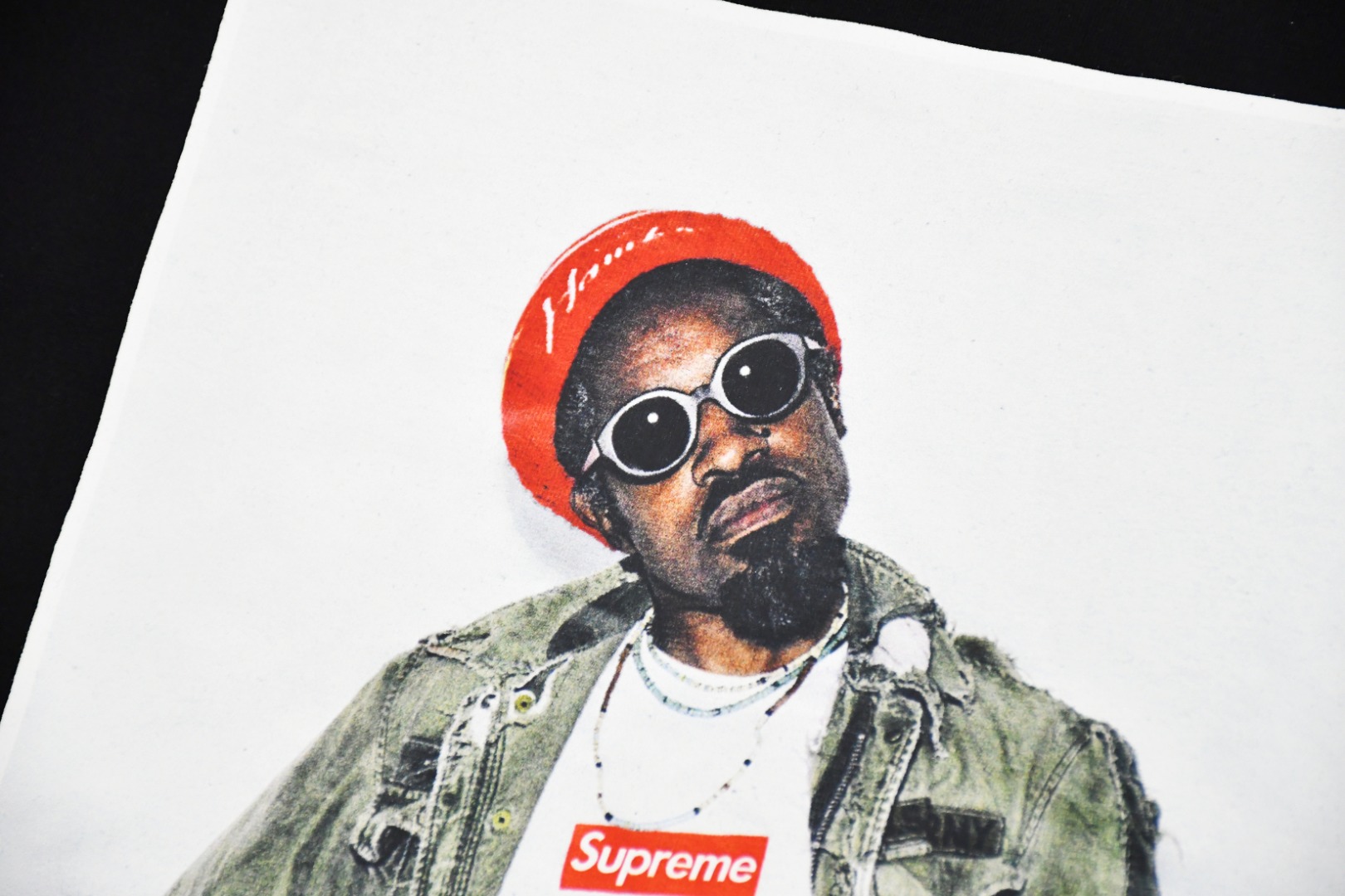 Supreme Andre 3000 Tee Print T-Shirt 22SS (SUP-FW22-328）