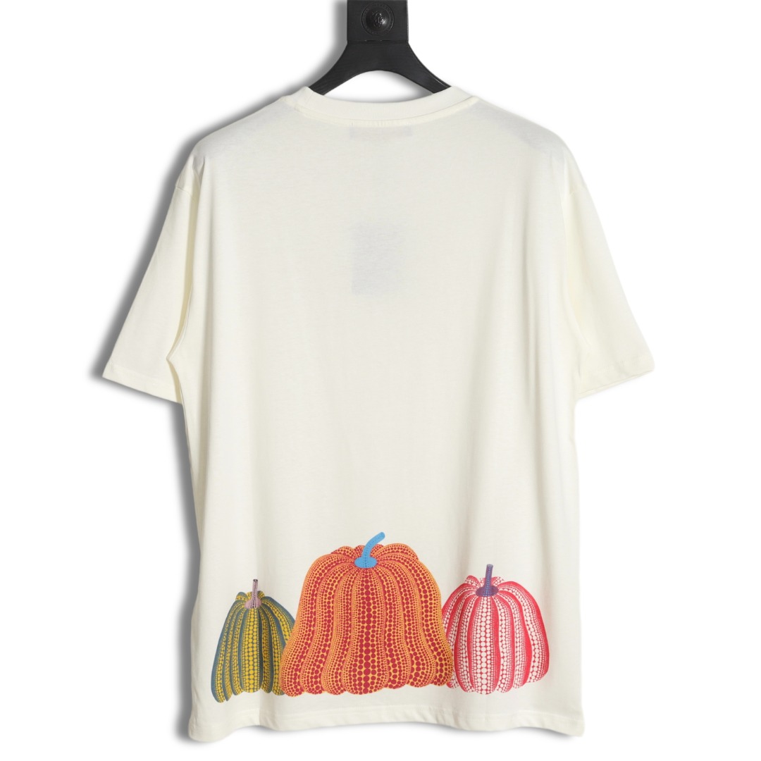 Louis Vuitton x Yayoi Kusama Pumpkins Printed T-Shirt "Blanc"（1AB74Y）