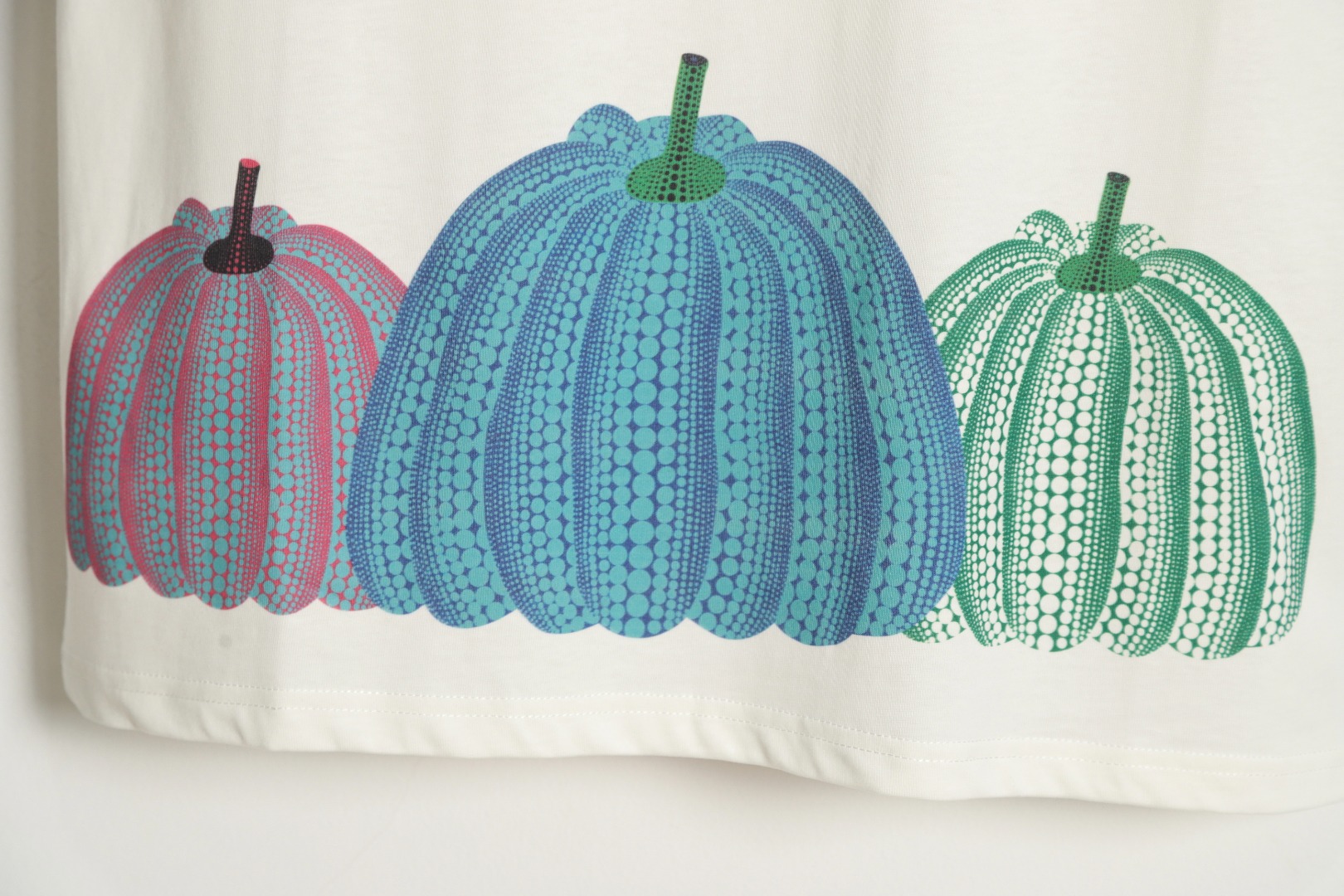 Louis Vuitton x Yayoi Kusama Pumpkins Printed T-Shirt "Blanc"（1AB74Y）