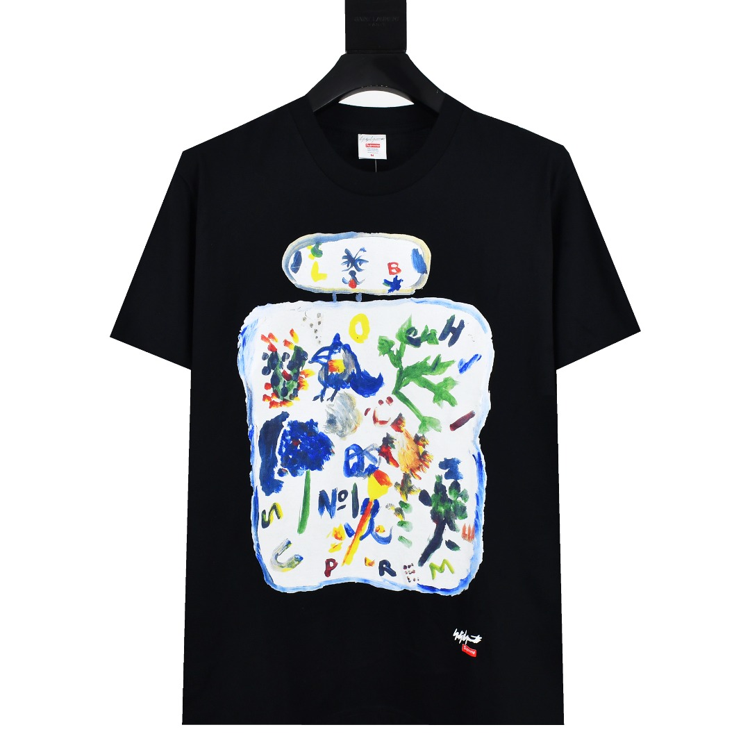 SupremeFW22 Week 4 Supreme x Yohji Yamamoto Paint tee (SUP-FW22-298）