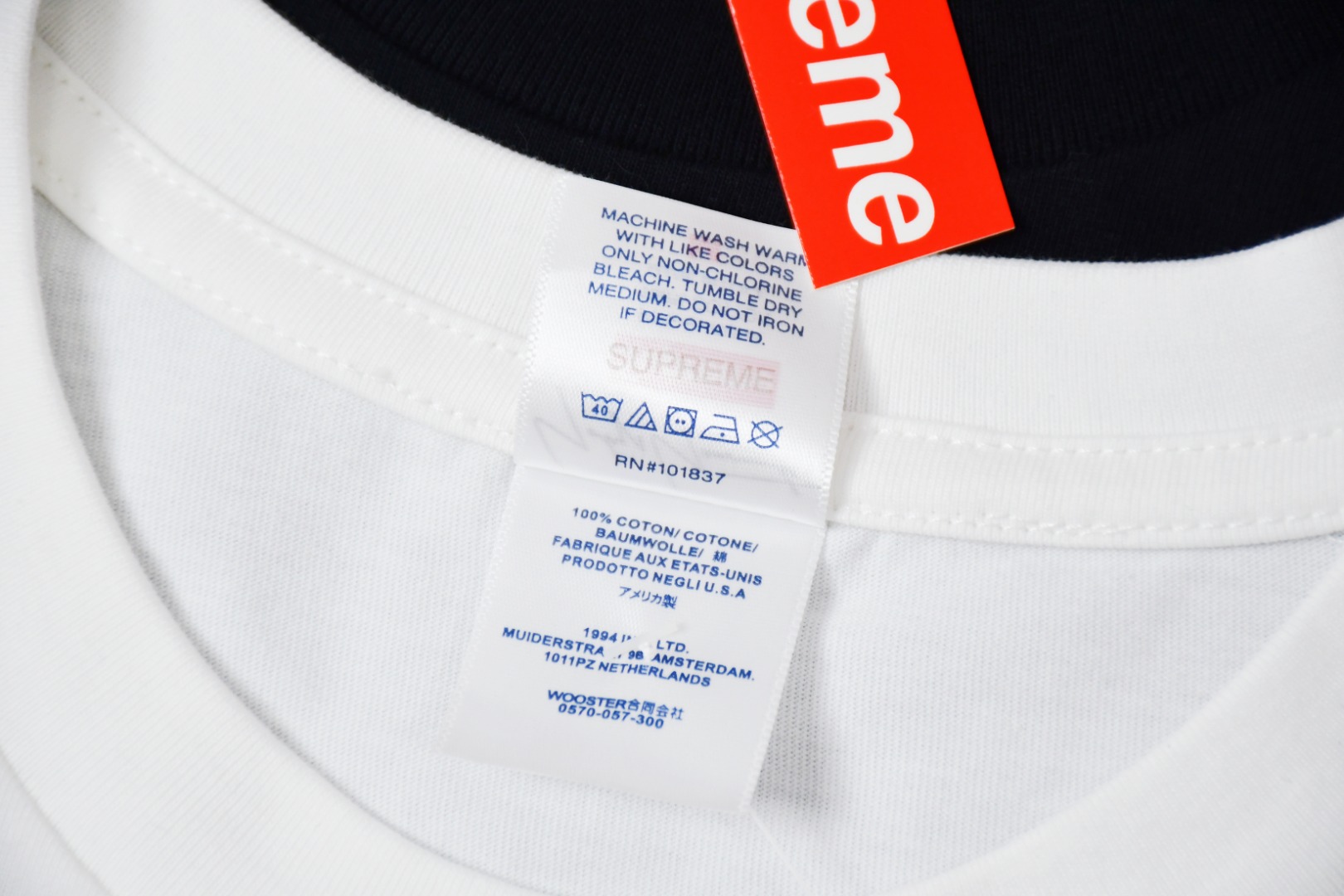 SupremeFW22 Week 4 Supreme x Yohji Yamamoto Paint tee (SUP-FW22-298）