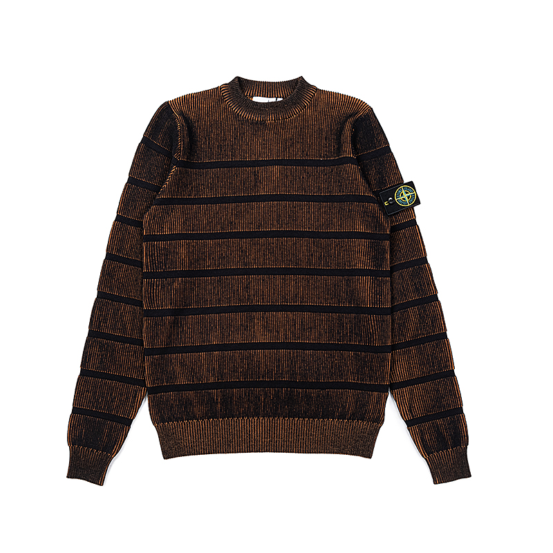 Stone Island Striped Compass Patch Sweater（7915513D1-V0029）