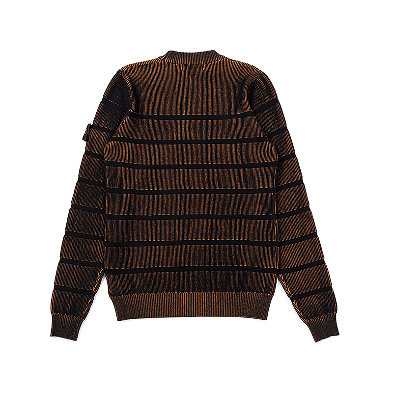 Stone Island Striped Compass Patch Sweater（7915513D1-V0029）