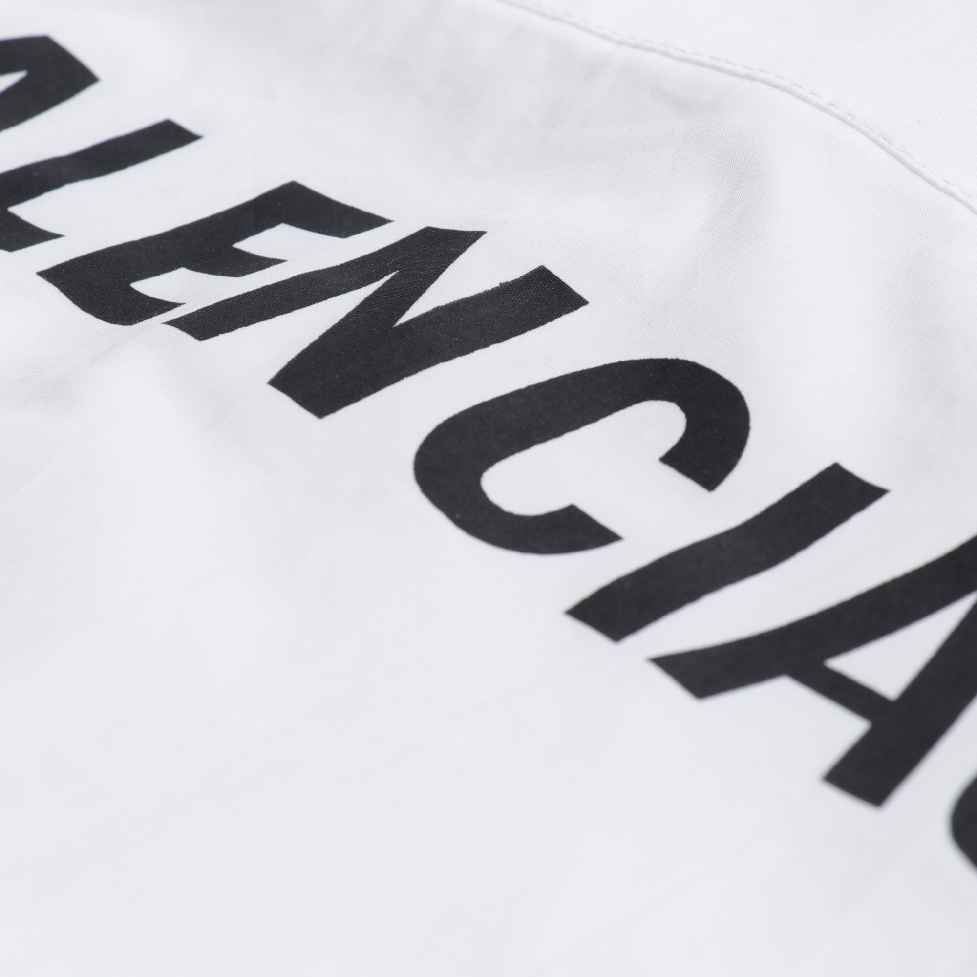 Balenciaga back lettering shirt(725377TYB189000）