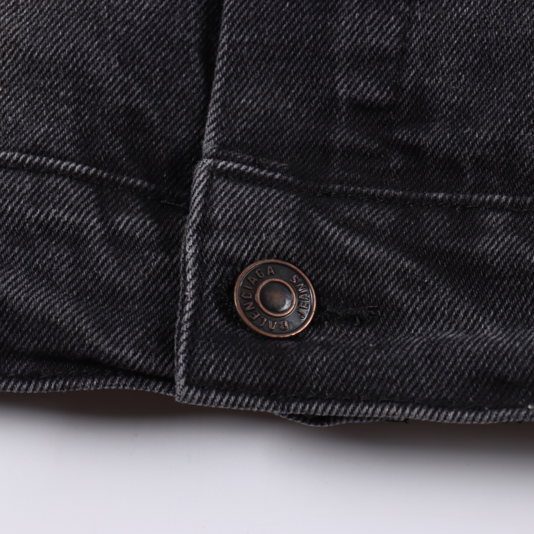 Balenciaga Inkjet Print Washed Jacket (783697THW254245-2）